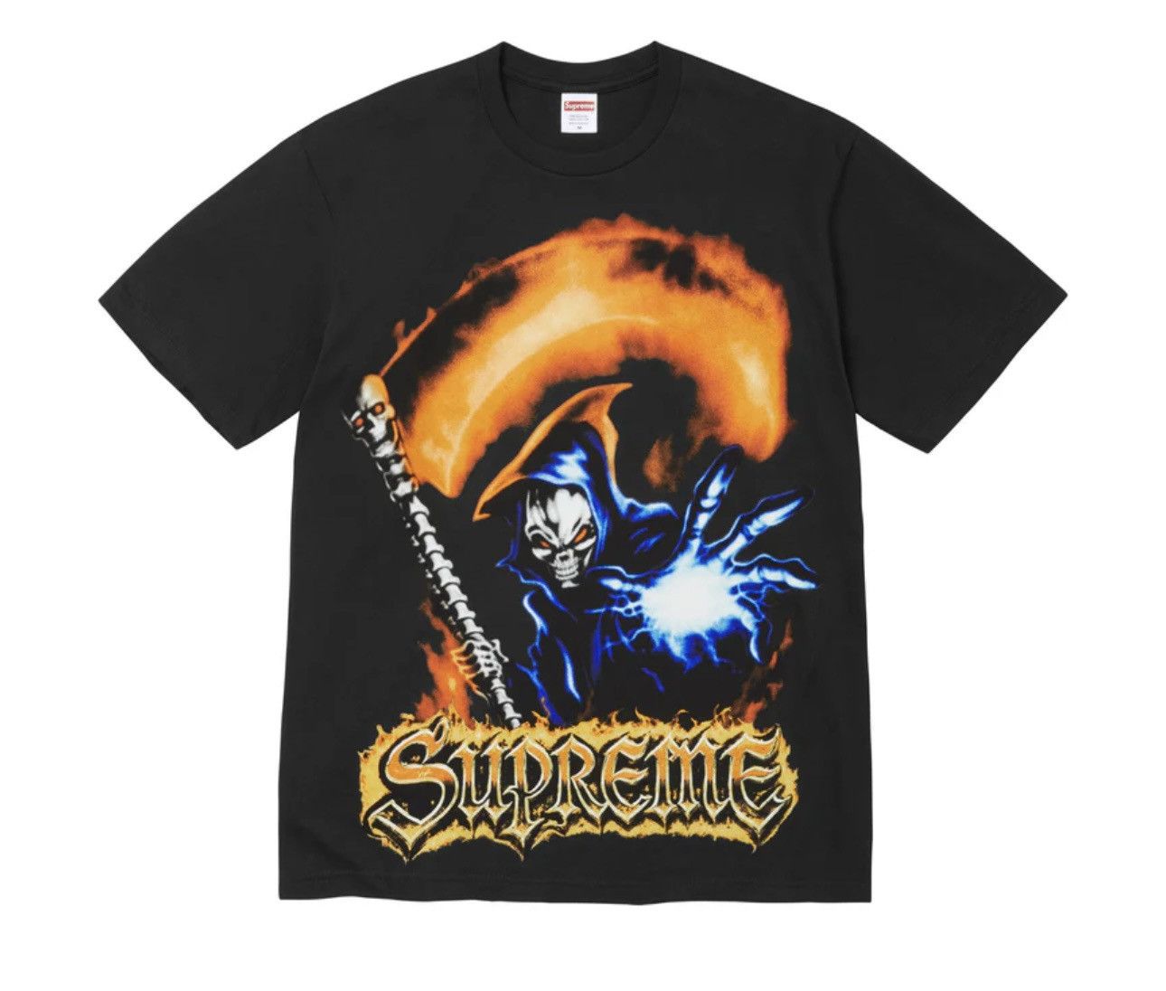 Supreme Supreme Grim Reaper Tee Medium Black Size US M / EU 48-50 / 2 - 1 Thumbnail