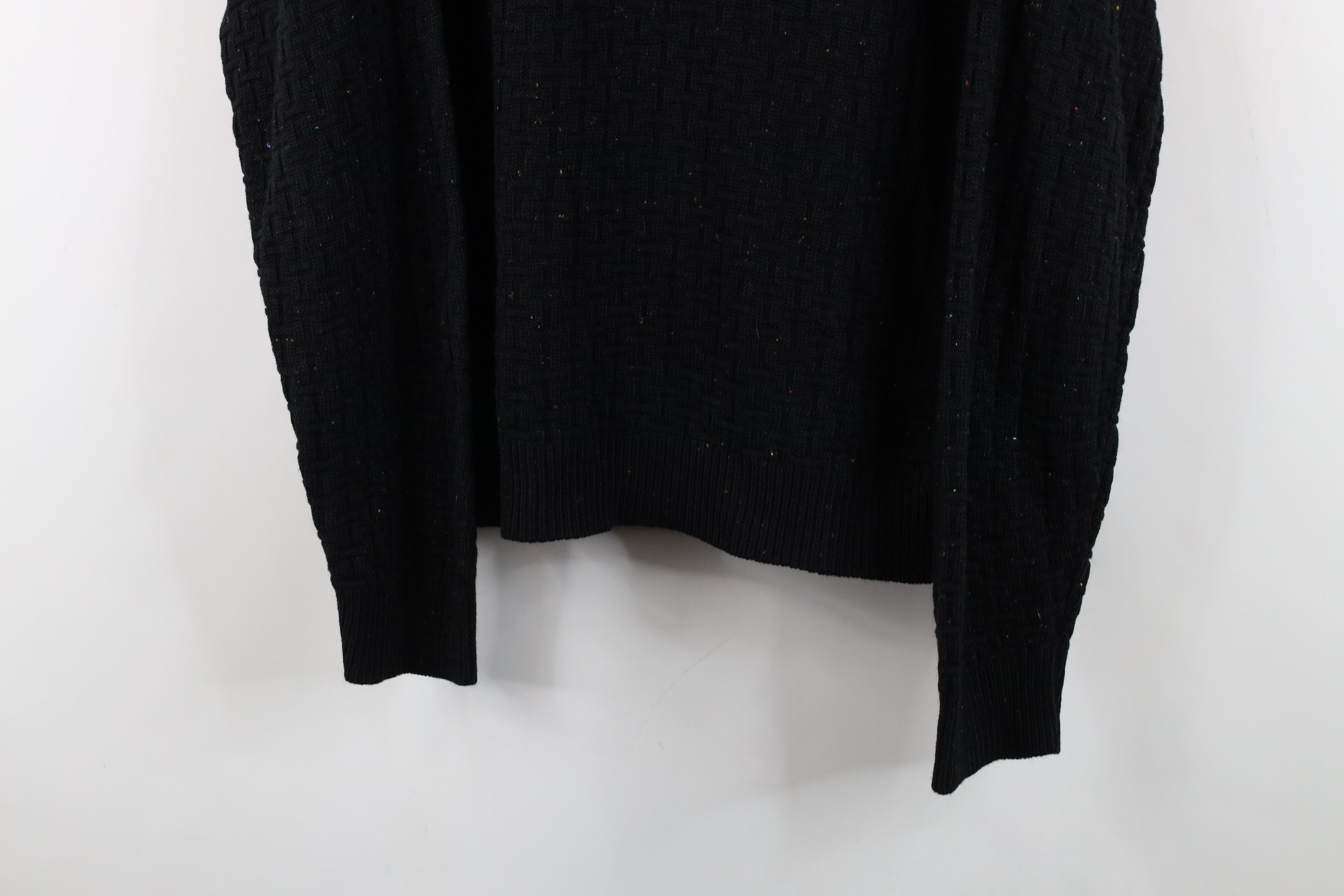 Vintage Vintage 90s Streetwear Fleck Knit Turtleneck Sweater USA Size US L / EU 52-54 / 3 - 3 Thumbnail
