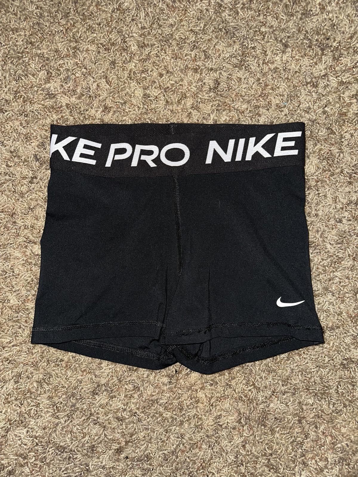 Nike Nike Women’s Pro 3” Training Compression Black Shorts Size 28" / US 6 / IT 42 - 1 Thumbnail