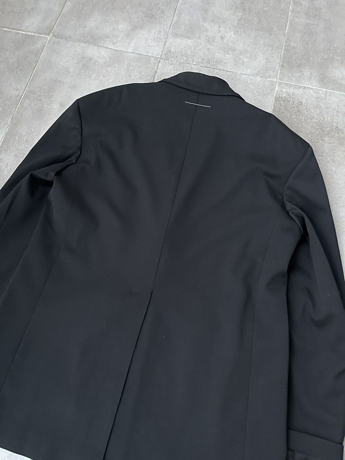 Maison Margiela !DS! SS23 Maison Margiela Deconstructed Black Blazer Jacket Size L / US 10 / IT 46 - 17 Thumbnail