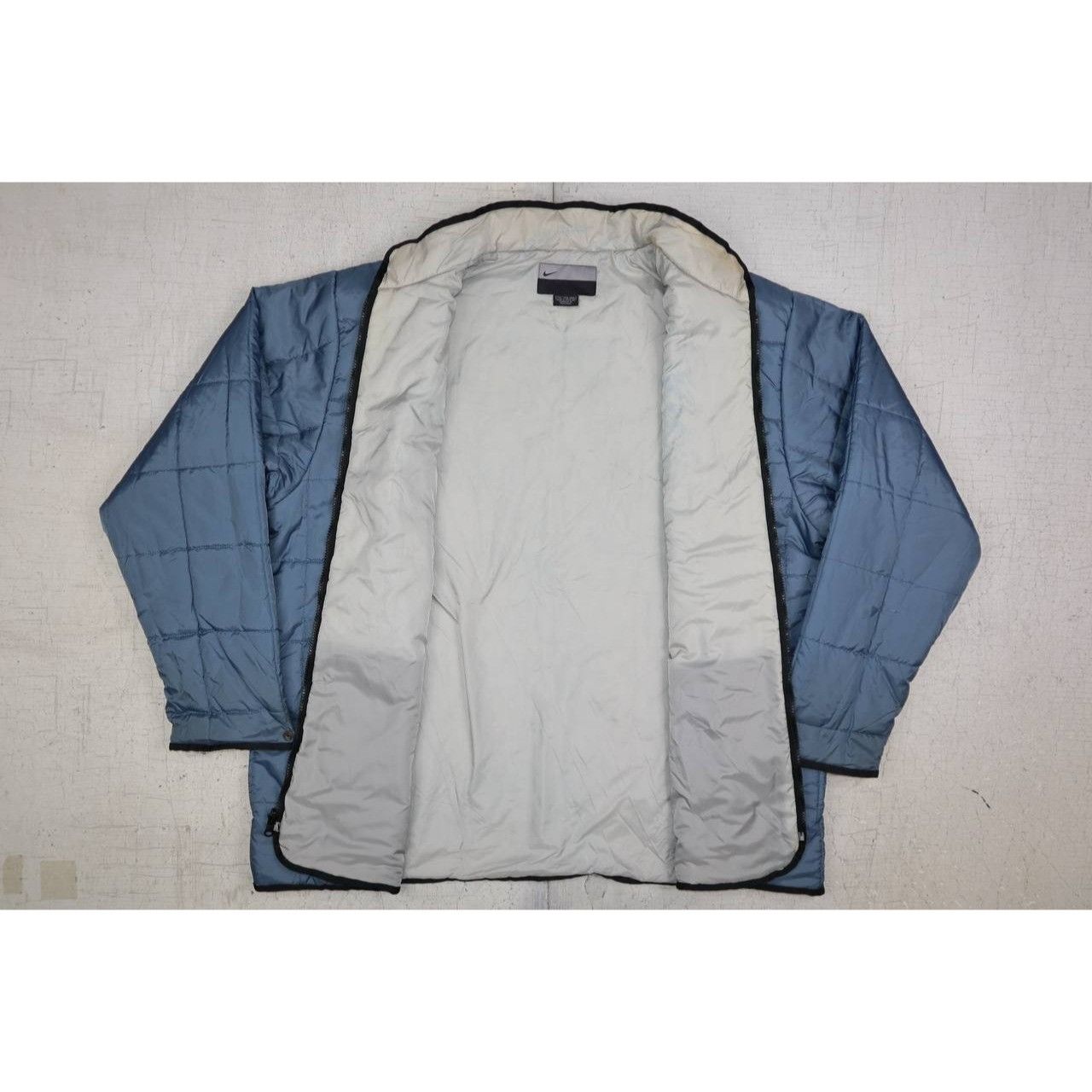 Nike Vintage Nike 2XL Blue Hooded Windbreaker Jacket Full Zip Size US XXL / EU 58 / 5 - 6 Thumbnail