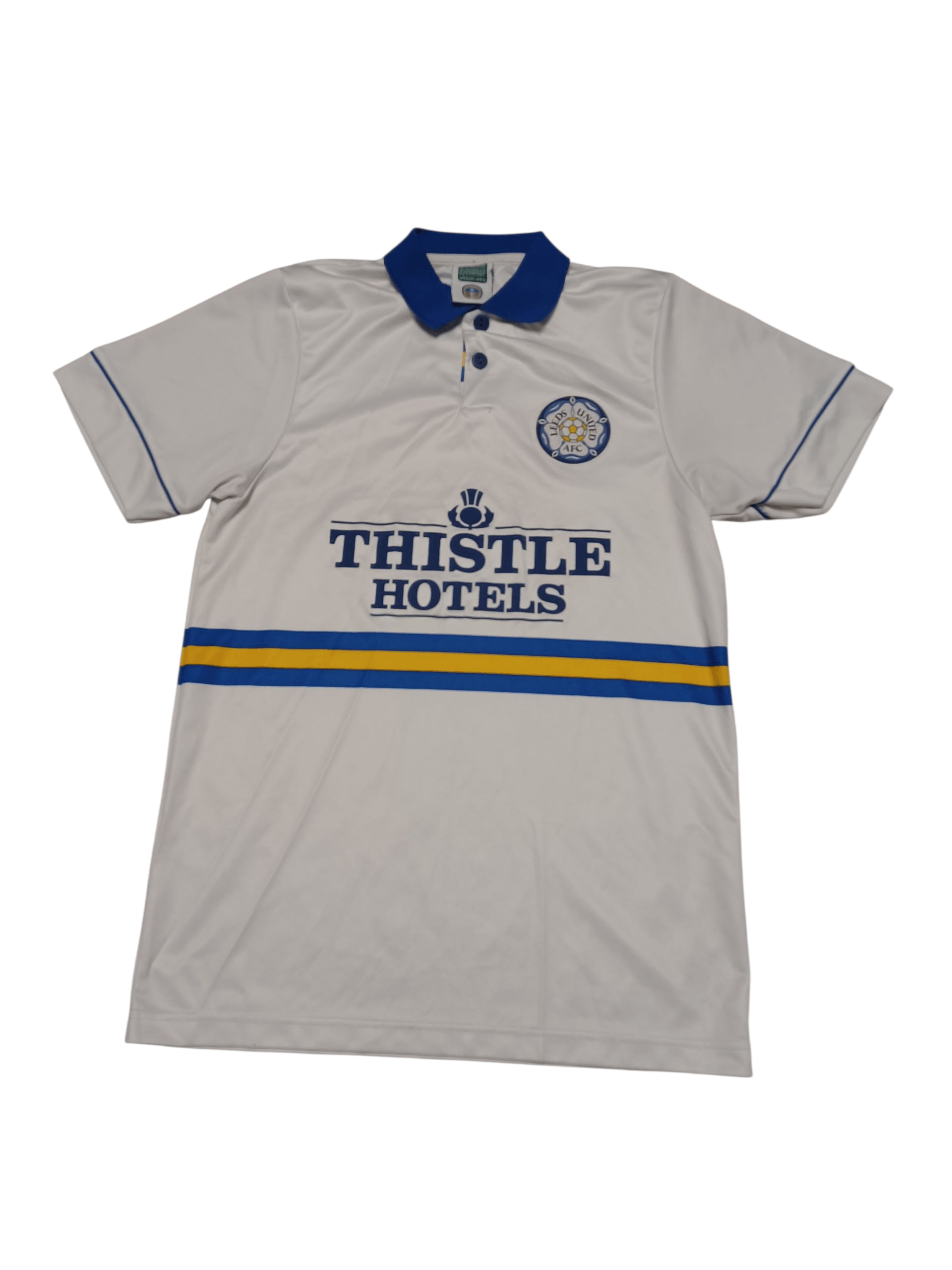 Other LEEDS UNITED VINTAGE 1993/1995 SCORE DRAW SOCCER JERSEY Size US M / EU 48-50 / 2 - 1 Thumbnail