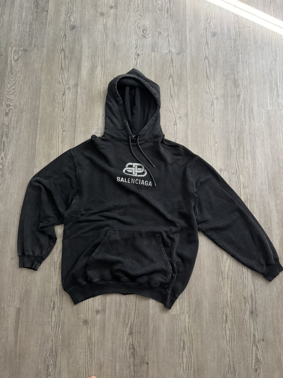 Balenciaga Balenciaga anthracite logo Hoodie Grailed
