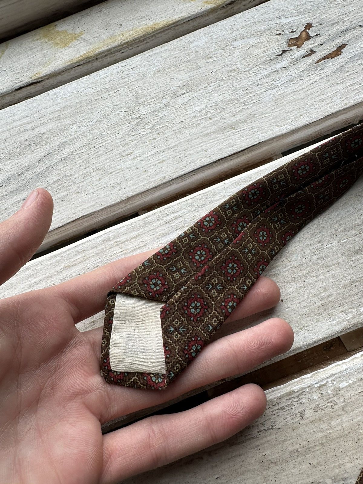Designer × Yves Saint Laurent GRAIL🚨 Yves Saint Laurent YSL tie 80s vintage old money Size ONE SIZE - 7 Thumbnail