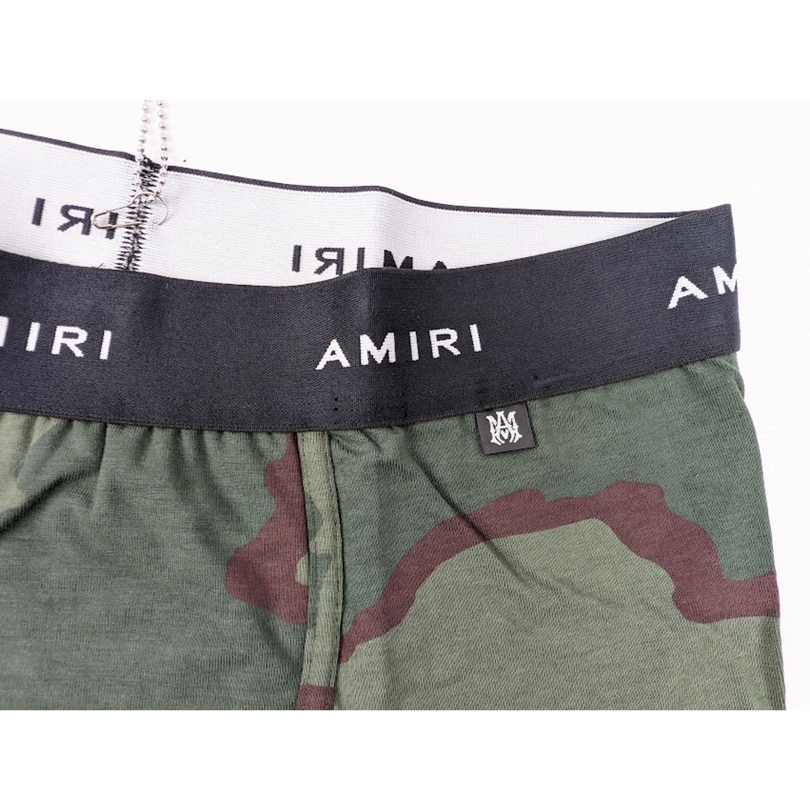Amiri o1rshd1 Waistband Camo Boxer Short in Orange/Black Size US 30 / EU 46 - 8 Thumbnail