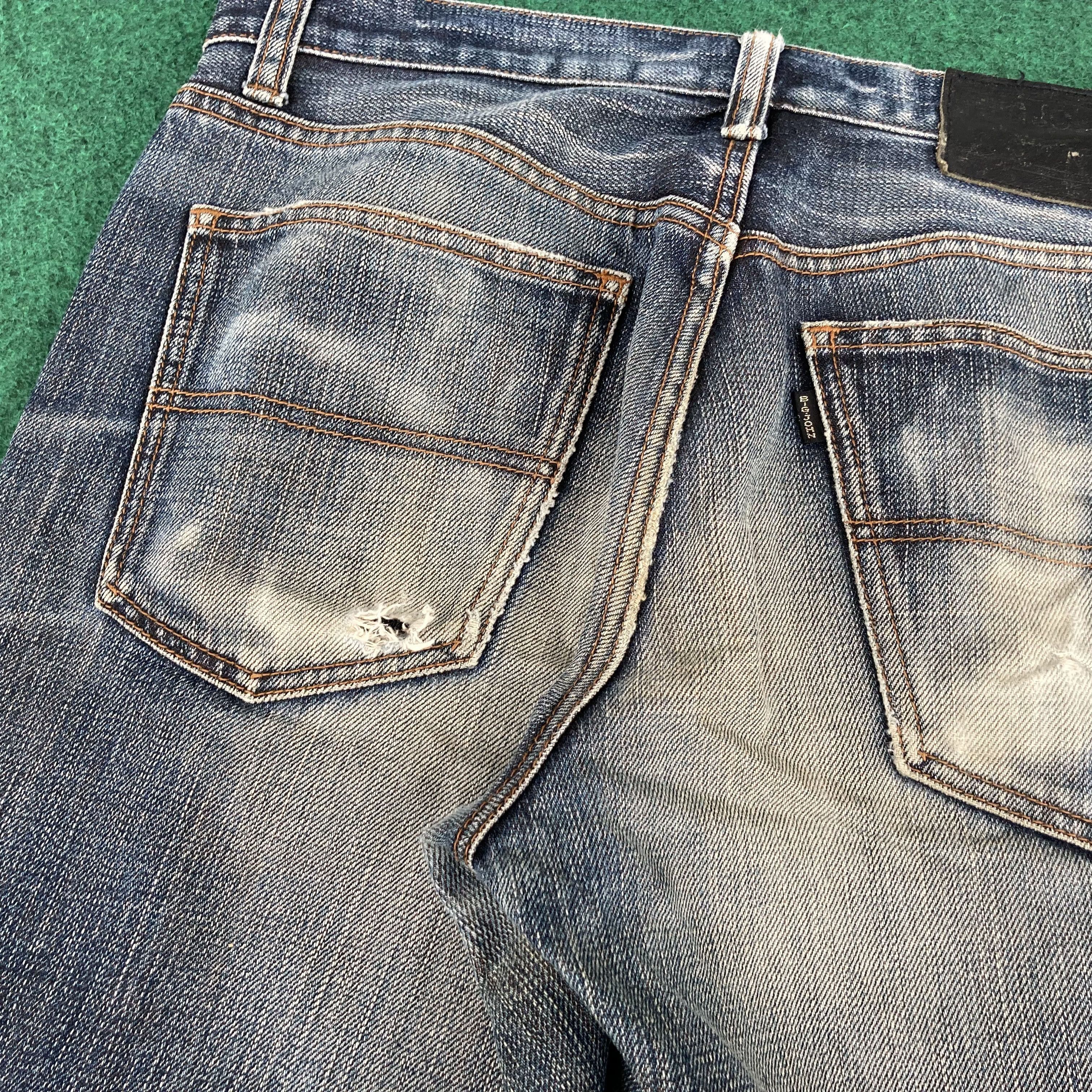 Big John Vtg Big John Blue Denim Flare Sz 32 Bootcut Jeans Size US 32 / EU 48 - 9 Thumbnail