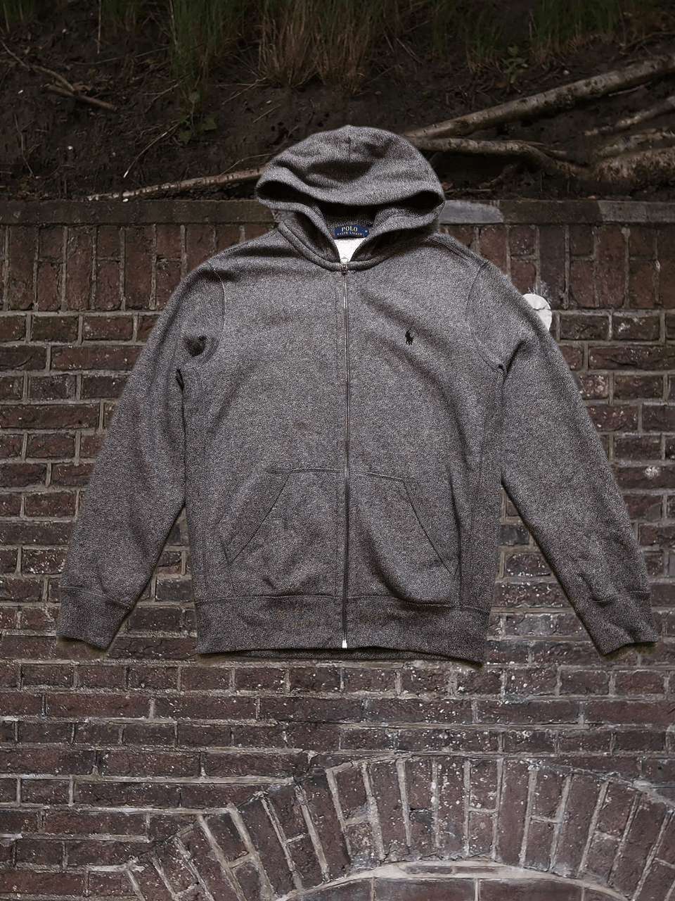 Polo Ralph Lauren vintage zip hoodie gray Polo Ralph Lauren logo Y2K Size US M / EU 48-50 / 2 - 1 Thumbnail