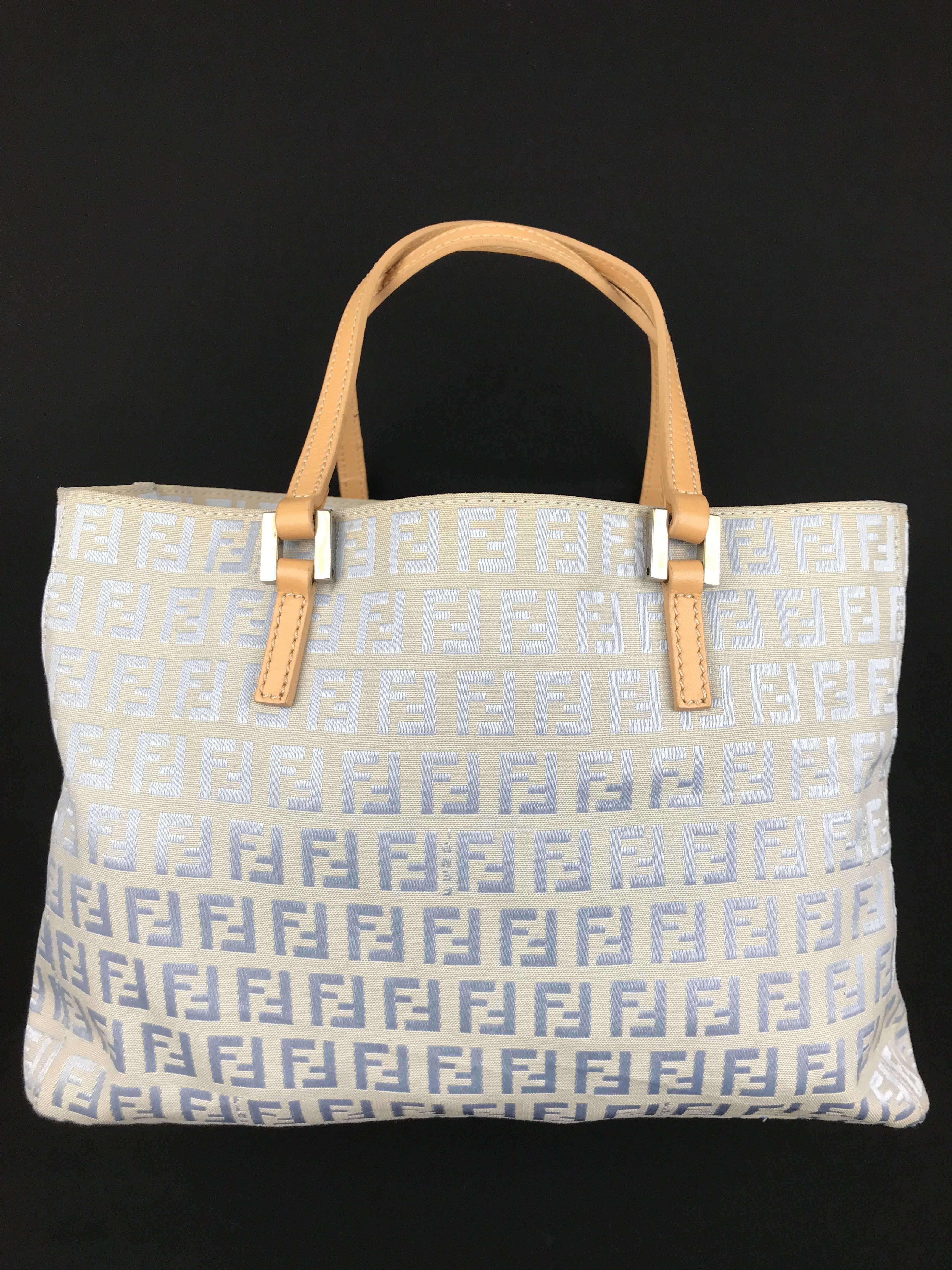 Vintage Fendi Monogram Tote Bag
