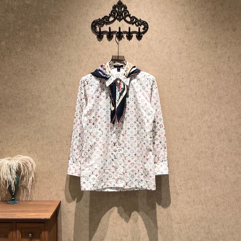 Louis Vuitton Louis Vuitton Colourful presbyopic full print scarf shirt Size XXS / US 00 / IT 34 - 1 Thumbnail