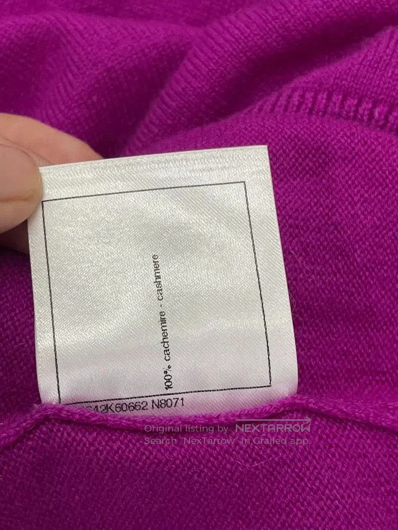 Chanel Chanel 20A Colorblock Cashmere Knit Top. Size US S / EU 44-46 / 1 - 7 Thumbnail