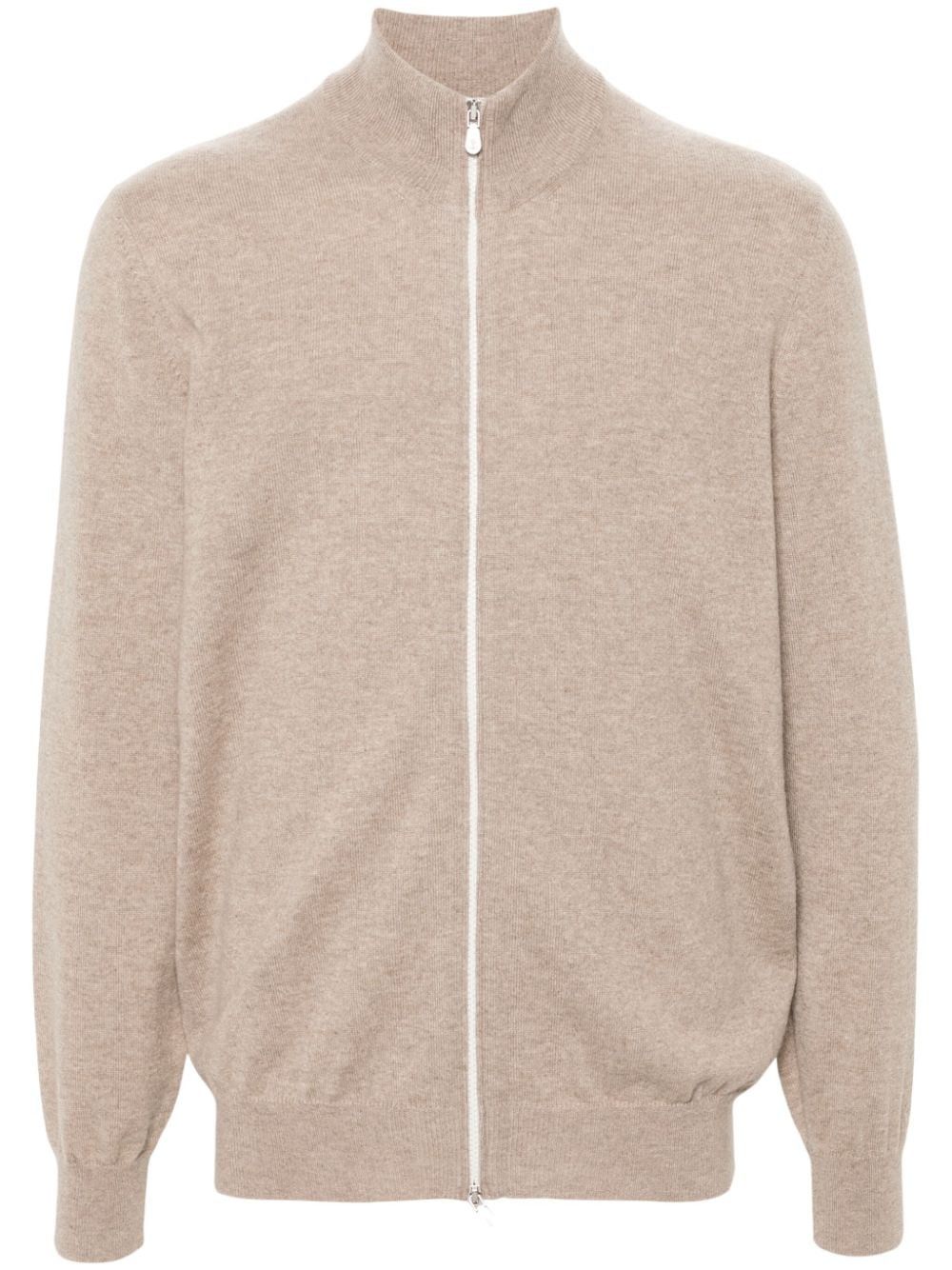Brunello Cucinelli CASHMERE ZIPPED CARDIGAN Size US S / EU 44-46 / 1 - 1 Thumbnail