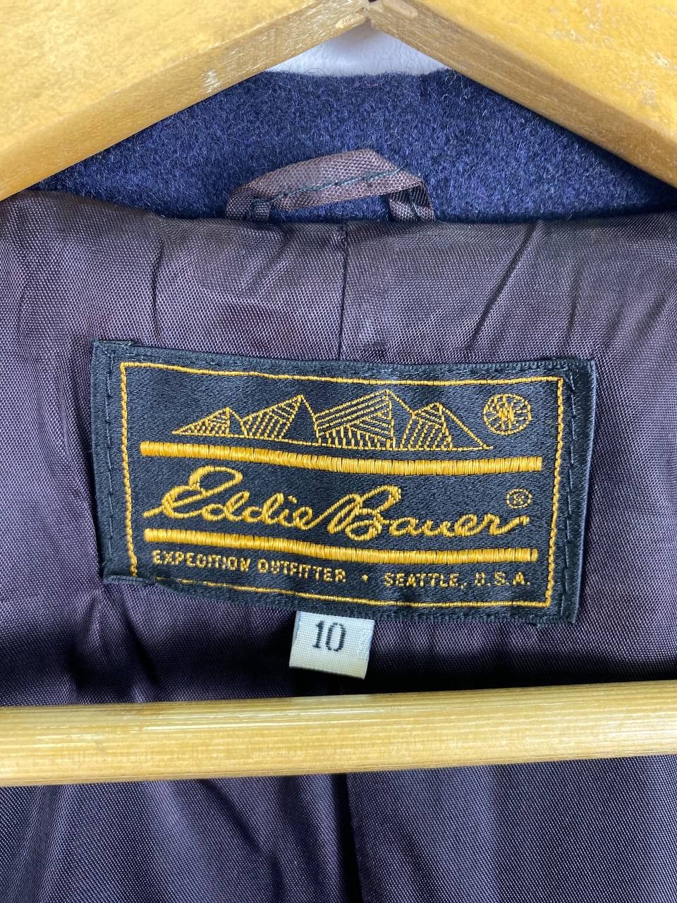 Eddie Bauer vintage eddie bauer double breast wool jacket nice design Size US L / EU 52-54 / 3 - 8 Thumbnail