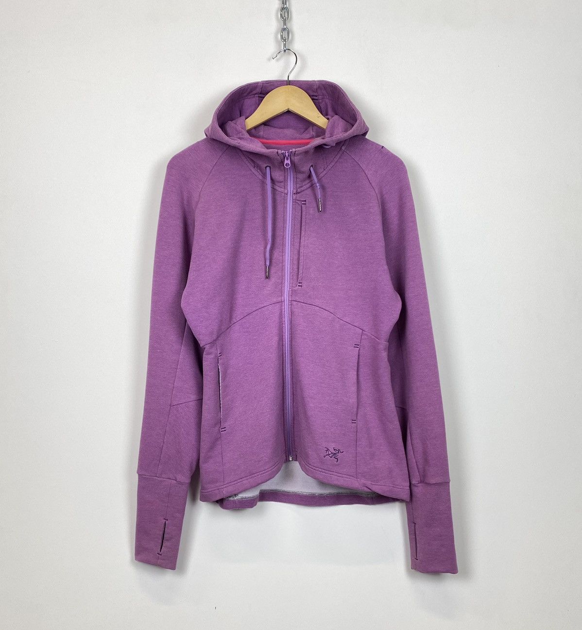 Arcteryx Zip Up Hoodie Women’s Pink Size M Top Long Sleeve