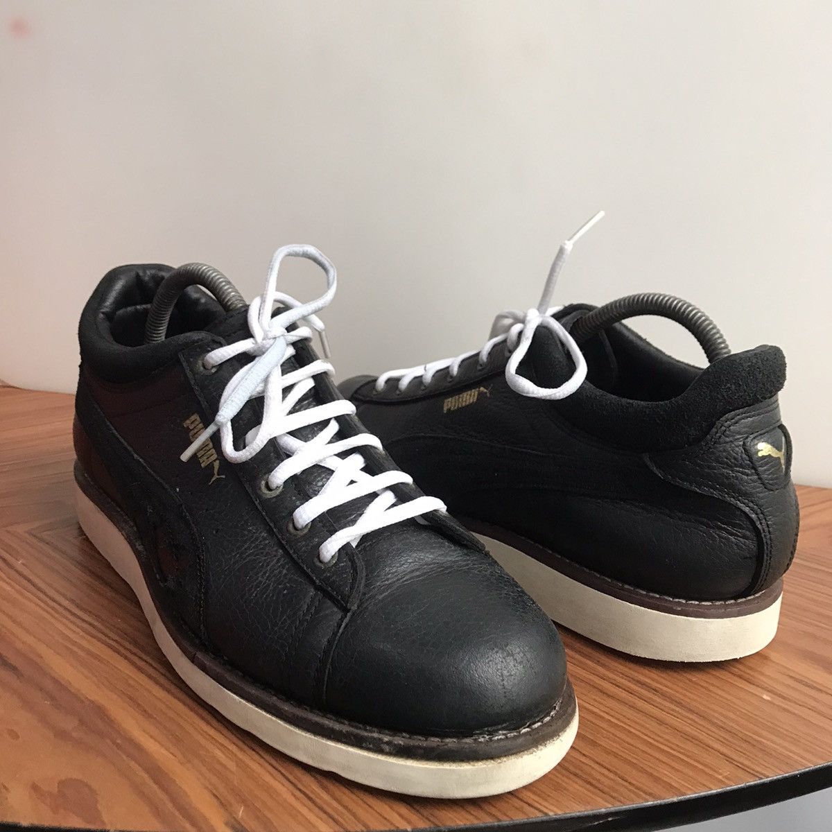 Puma × Vintage Vintage Iconic Puma Boots Stepper Wkb Jpn Takumi black Full Size US 8 / EU 41 - 13 Thumbnail