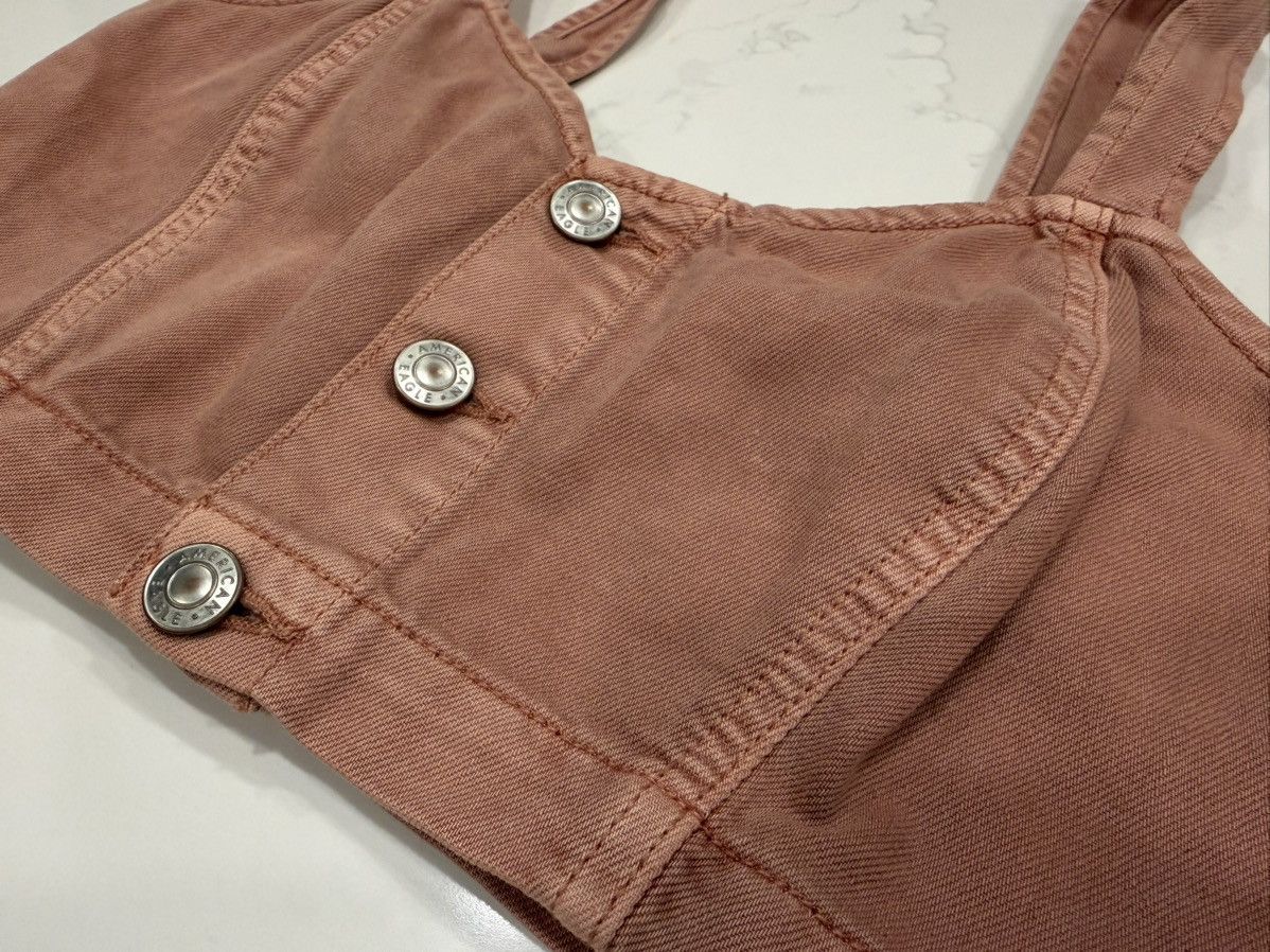 American Eagle Outfitters American Eagle Putty Colored Crop Top Size XS / US 0-2 / IT 36-38 - 3 Thumbnail