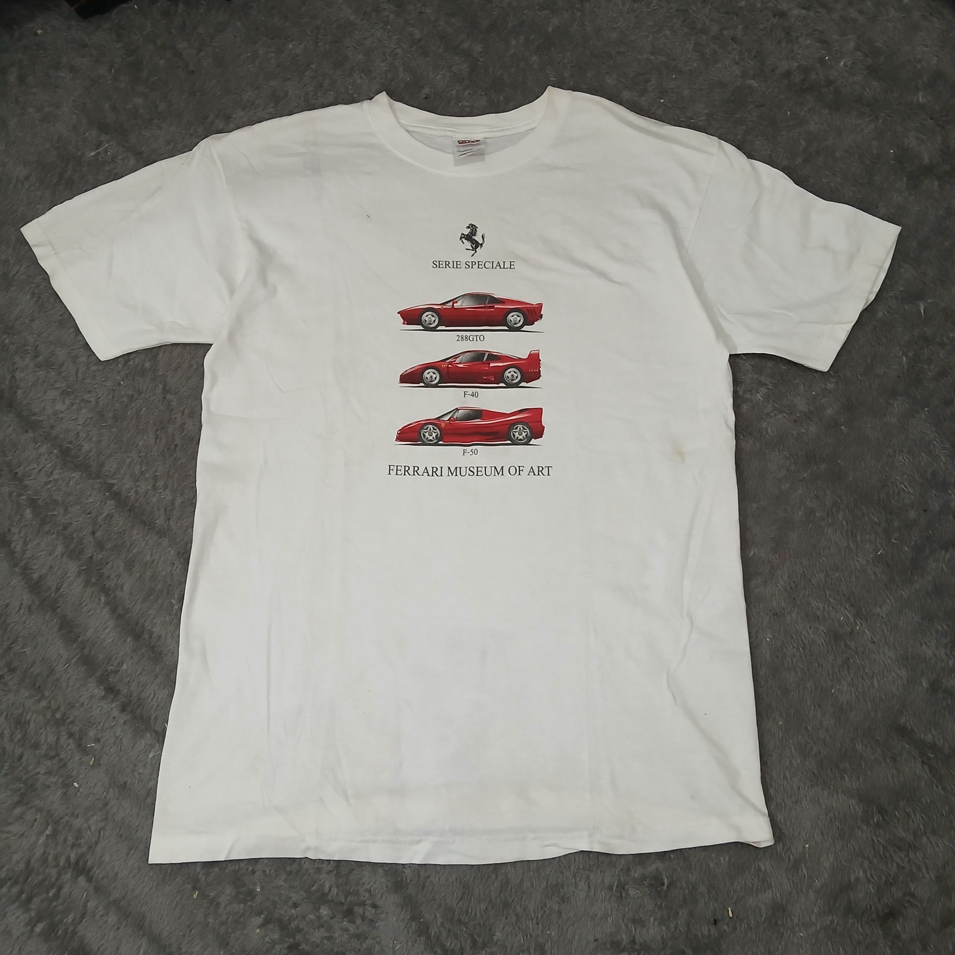 Ferrari Vintage ferrari museum of art anvil tee Size US L / EU 52-54 / 3 - 1 Thumbnail