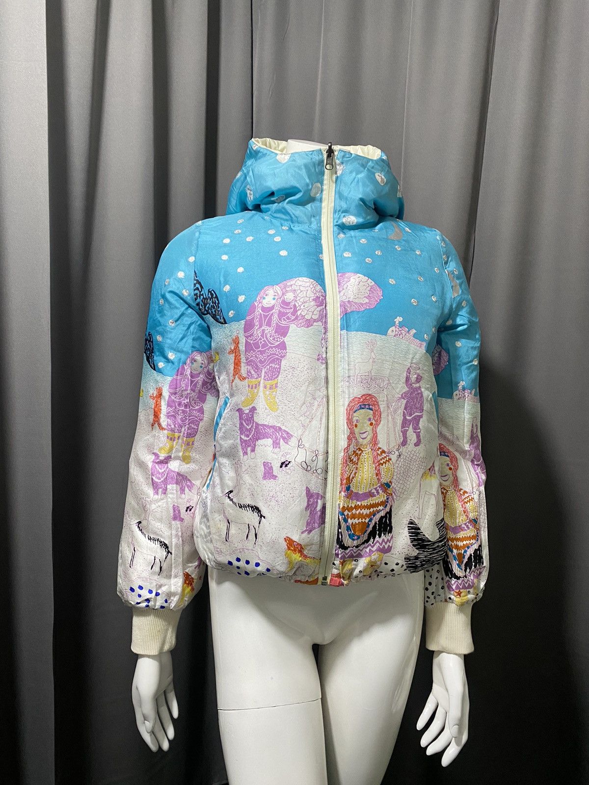 Tsumori Chisato Reversible Winter Living Print Puffer Down Jacket | Grailed