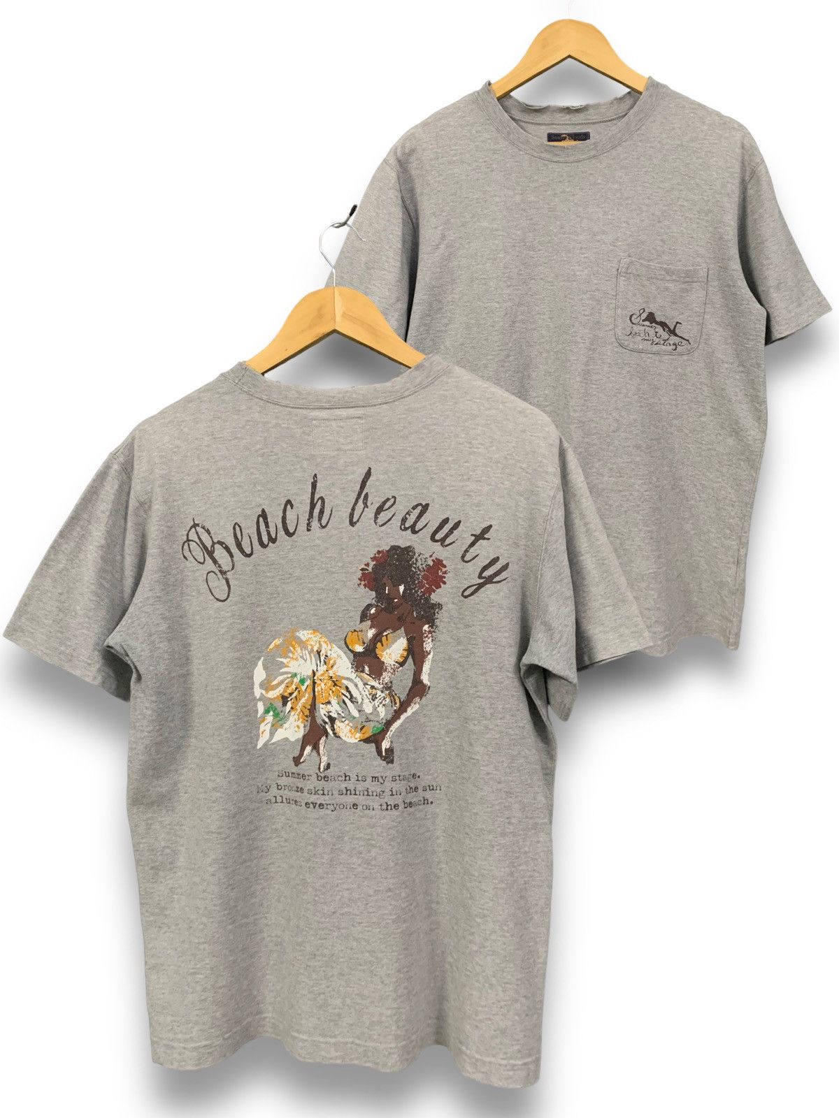 Seditionaries Vintage Seditionaries Sunny Cloud Poem Beach Beauty T-Shirt Size US L / EU 52-54 / 3 - 1 Thumbnail