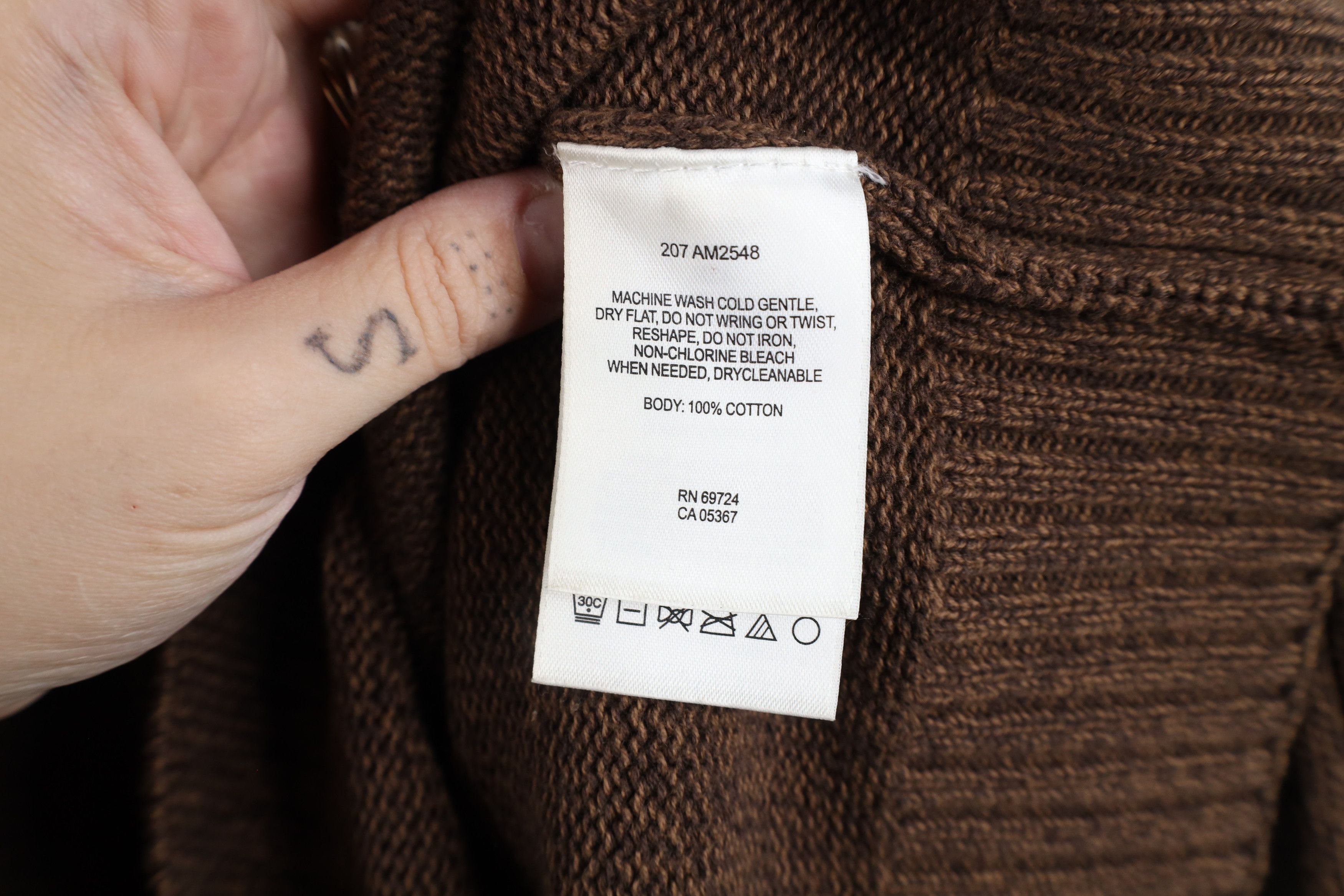 Columbia × Vintage Vintage Columbia Cotton Ribbed Knit Sweater Heather Brown Size US M / EU 48-50 / 2 - 7 Thumbnail
