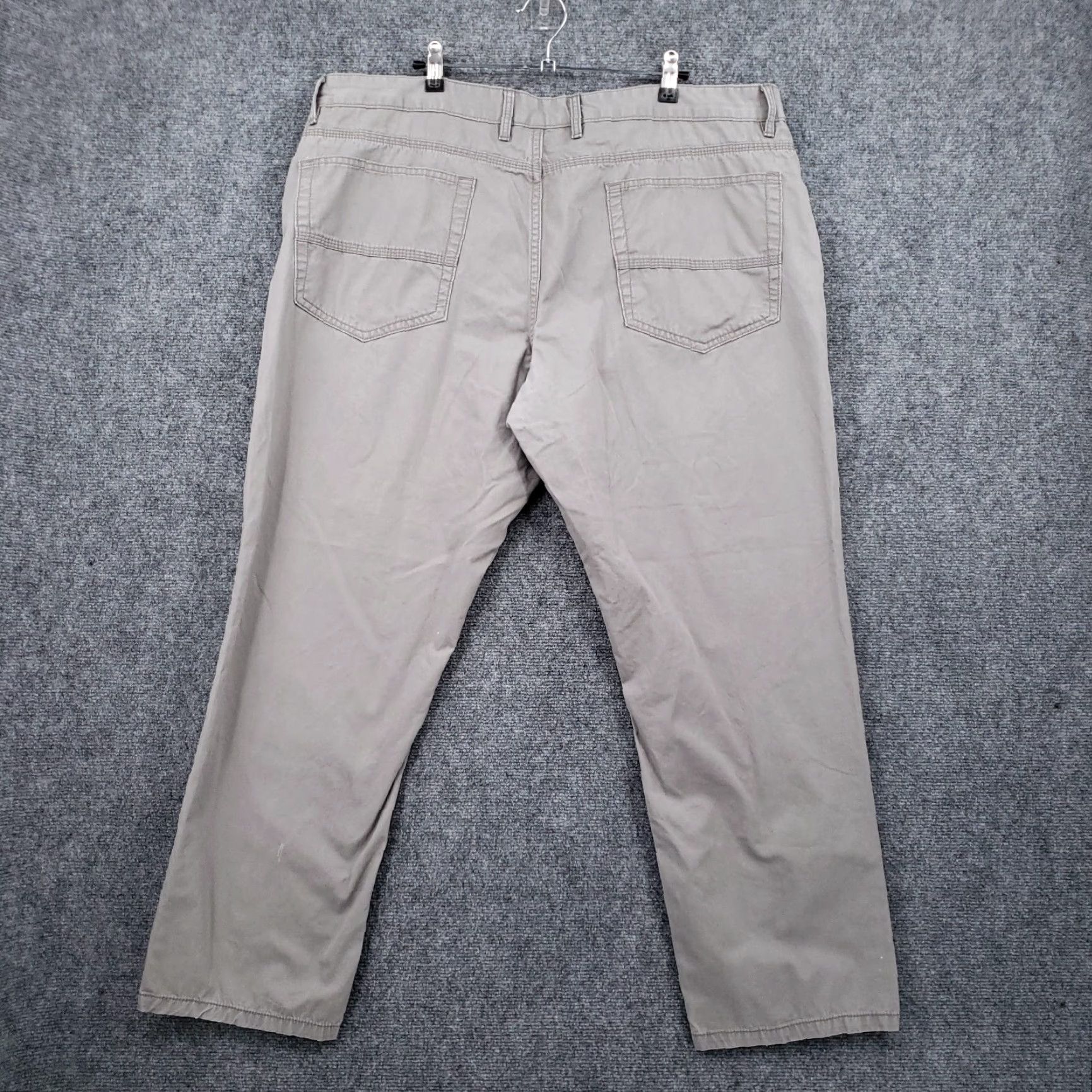 Weatherproof Weatherproof Mens Pants 40x30 Gray Chino Flat Front Straight Classic Vintage? No Size US 40 / EU 56 - 2 Thumbnail