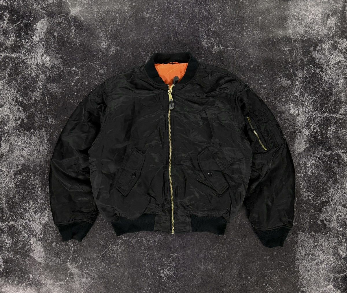 Brandit × Vintage Brandit Boxy MA-1 bomber jacket Size US L / EU 52-54 / 3 - 1 Thumbnail