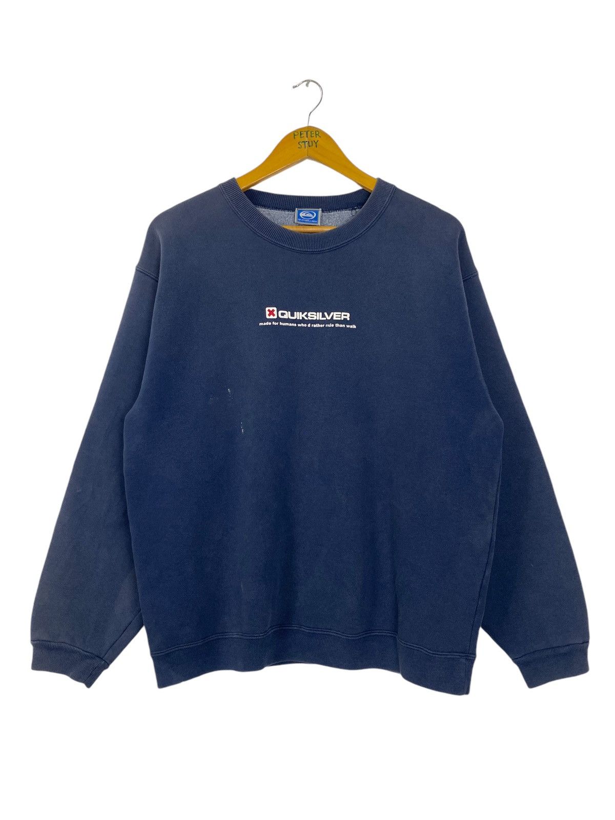 Quiksilver × Vintage Vintage Quiksilver big logo sweatshirt Size US L / EU 52-54 / 3 - 1 Thumbnail
