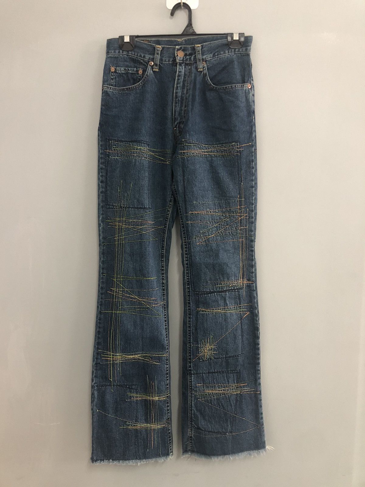Hysteric Glamour HYSTERIC GLAMOUR Denim Pants Zigzag Distressed Style Japan Size US 28 / EU 44 - 1 Thumbnail