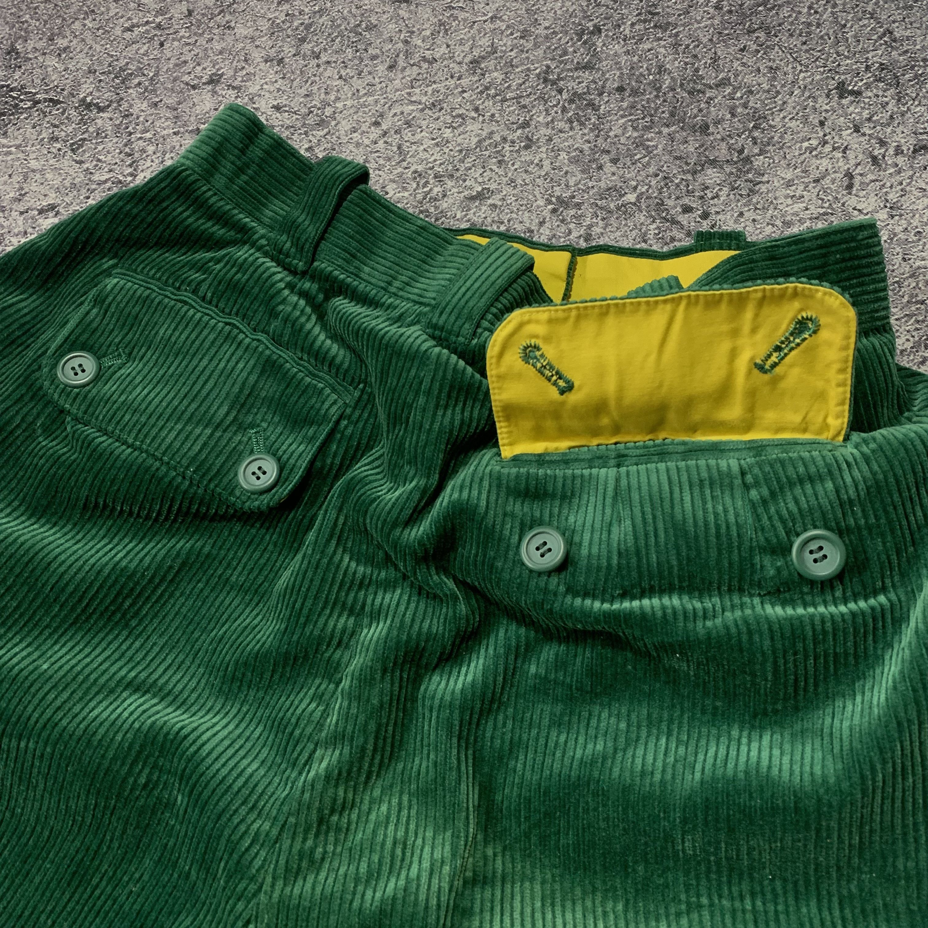 Dior 90s Christian Dior Sport Corduroy Short Panta Size US 27 - 4 Thumbnail