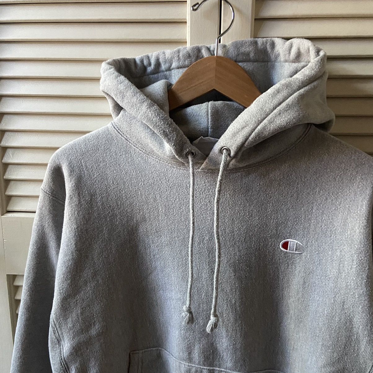 Champion Champion Premium Reverse Weave Grey Sweatshirt Hoodie Size US M / EU 48-50 / 2 - 2 Thumbnail