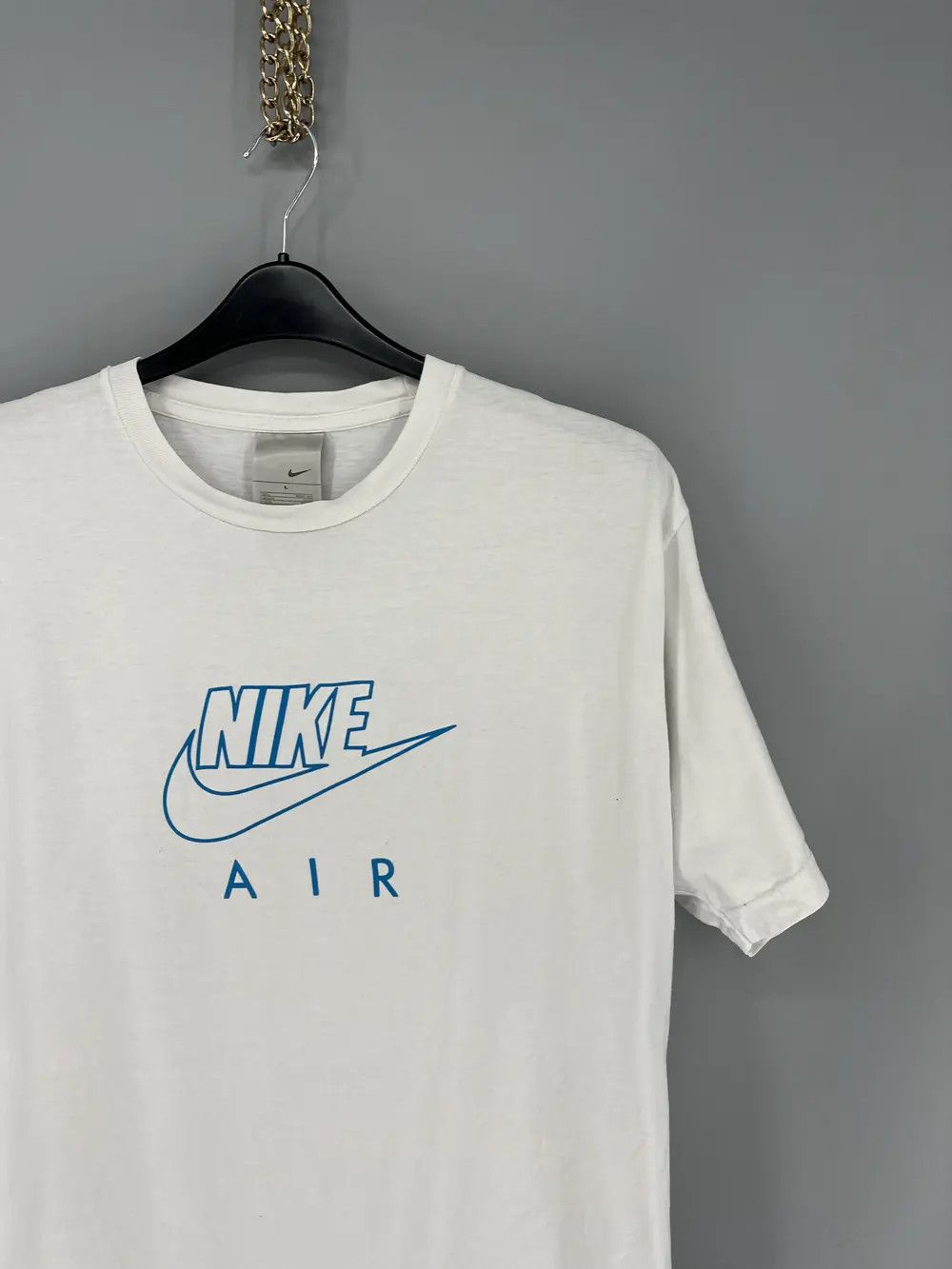 Nike × Vintage Vintage 90s Nike Swoosh Logo Tee Travis Scott Style Grailed Size US L / EU 52-54 / 3 - 5 Thumbnail