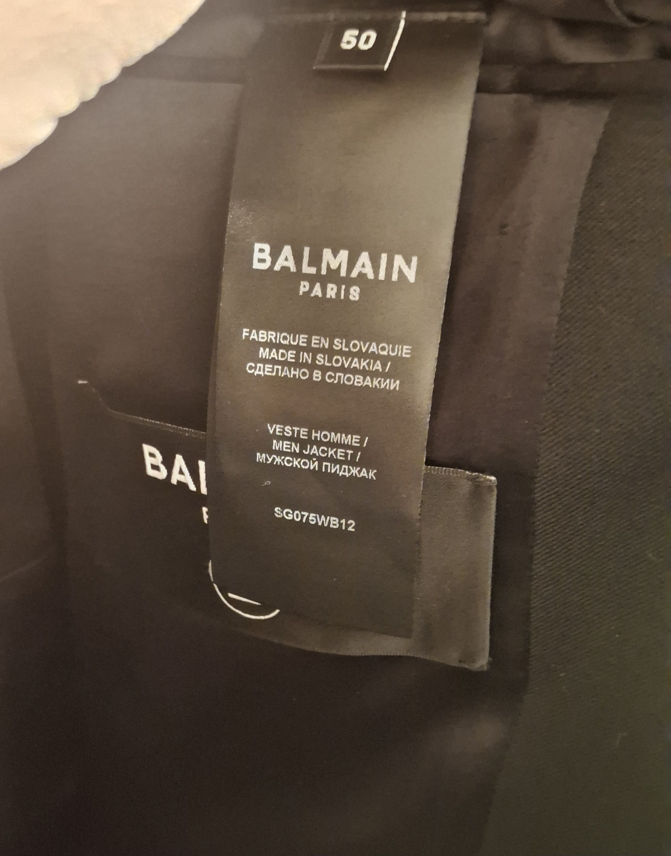 Balmain Balmain Paris Double Breasted Blazer – Lion Metal Buttons Size US M / EU 48-50 / 2 - 8 Thumbnail