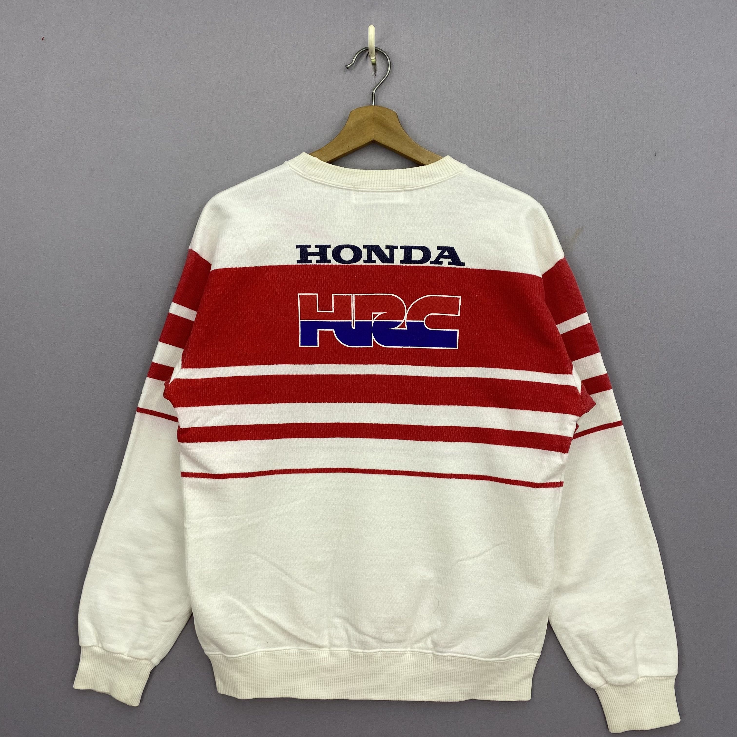 Vintage Honda Sweater 90s Team Staff Sweatshirt Jumper