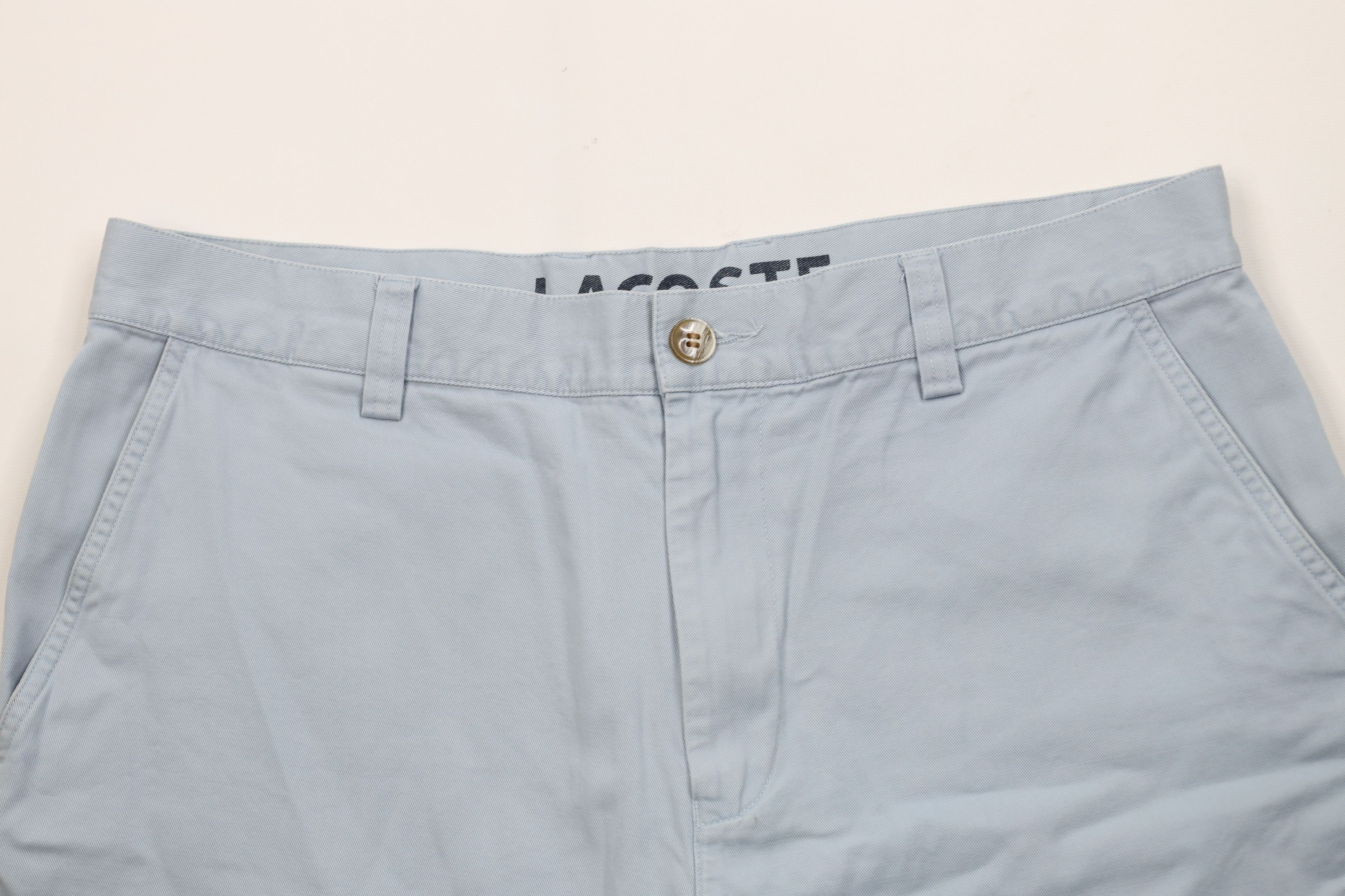 Lacoste Lacoste Croc Logo Above Knee Chino Golf Shorts Blue Size US 44 / EU 60 - 2 Thumbnail