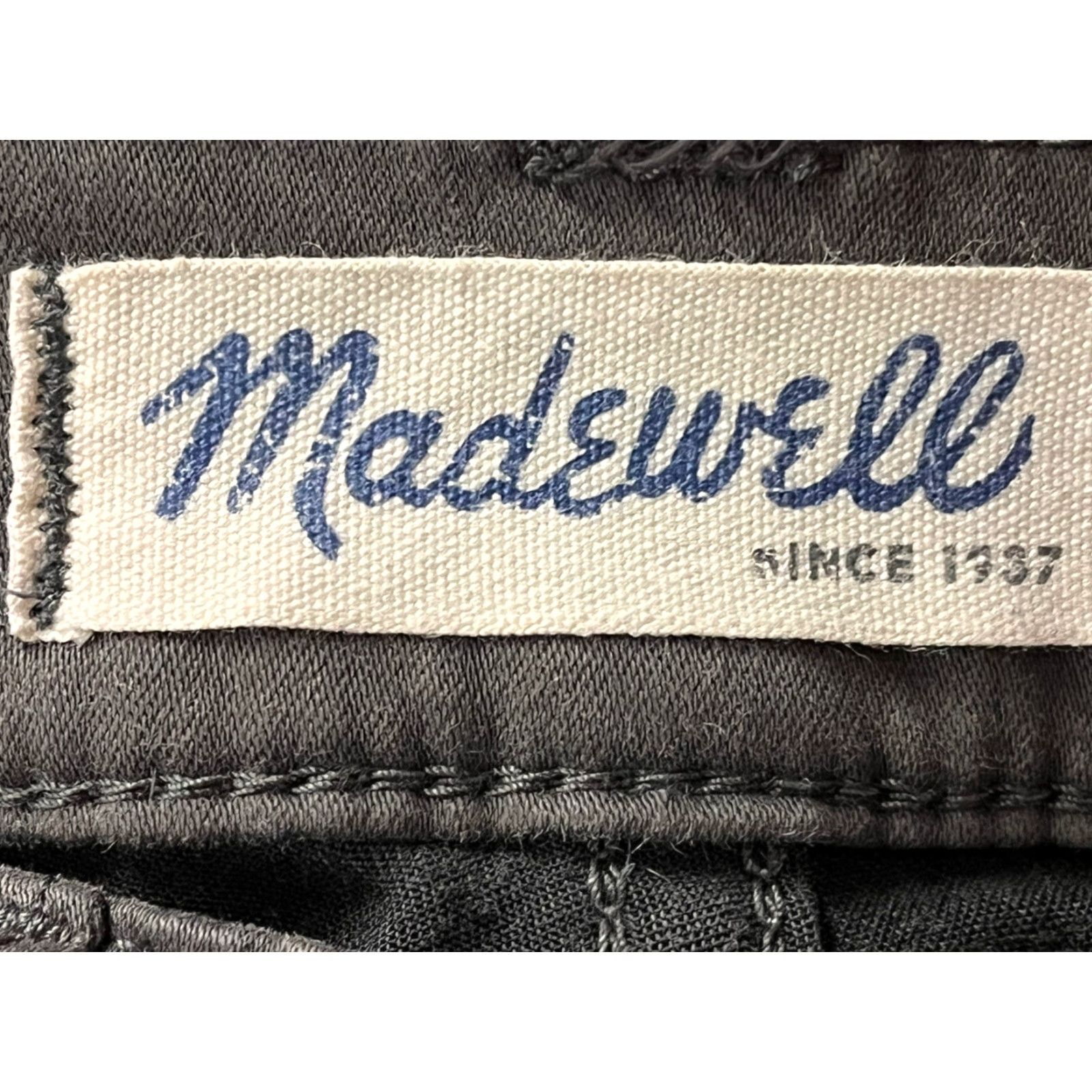 Madewell Madewell Skinny Pants Sz 28 Grey Stretch GUC Womens Skinny Size 28" / US 6 / IT 42 - 5 Thumbnail