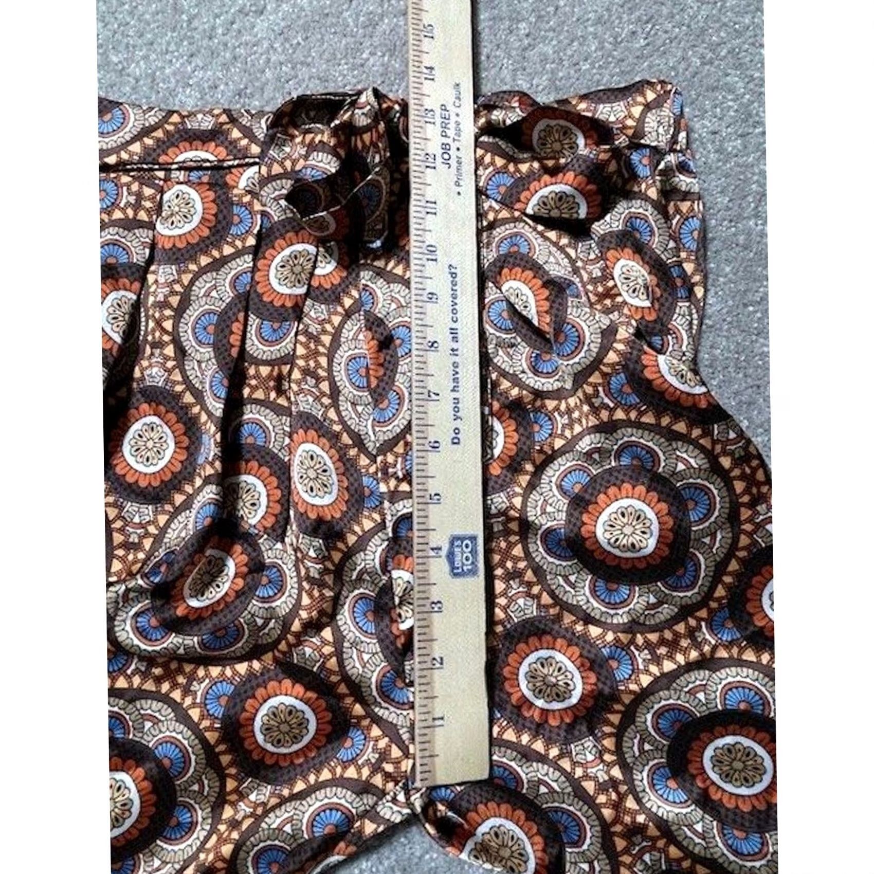 Cider Cider Palazzo Pants Small Hippie Festival Retro Mod 70s Granola Indie Folk Boho Shirt Pants Size 26" / US 2 / IT 38 - 4 Thumbnail