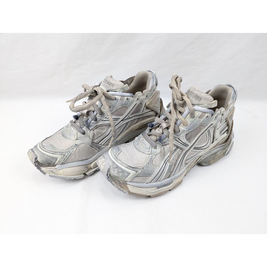 Balenciaga o1rshd1 Q:2 / Nylon/Suede/Mesh/w Runners in Beige Size US 11 / EU 44 - 18 Thumbnail