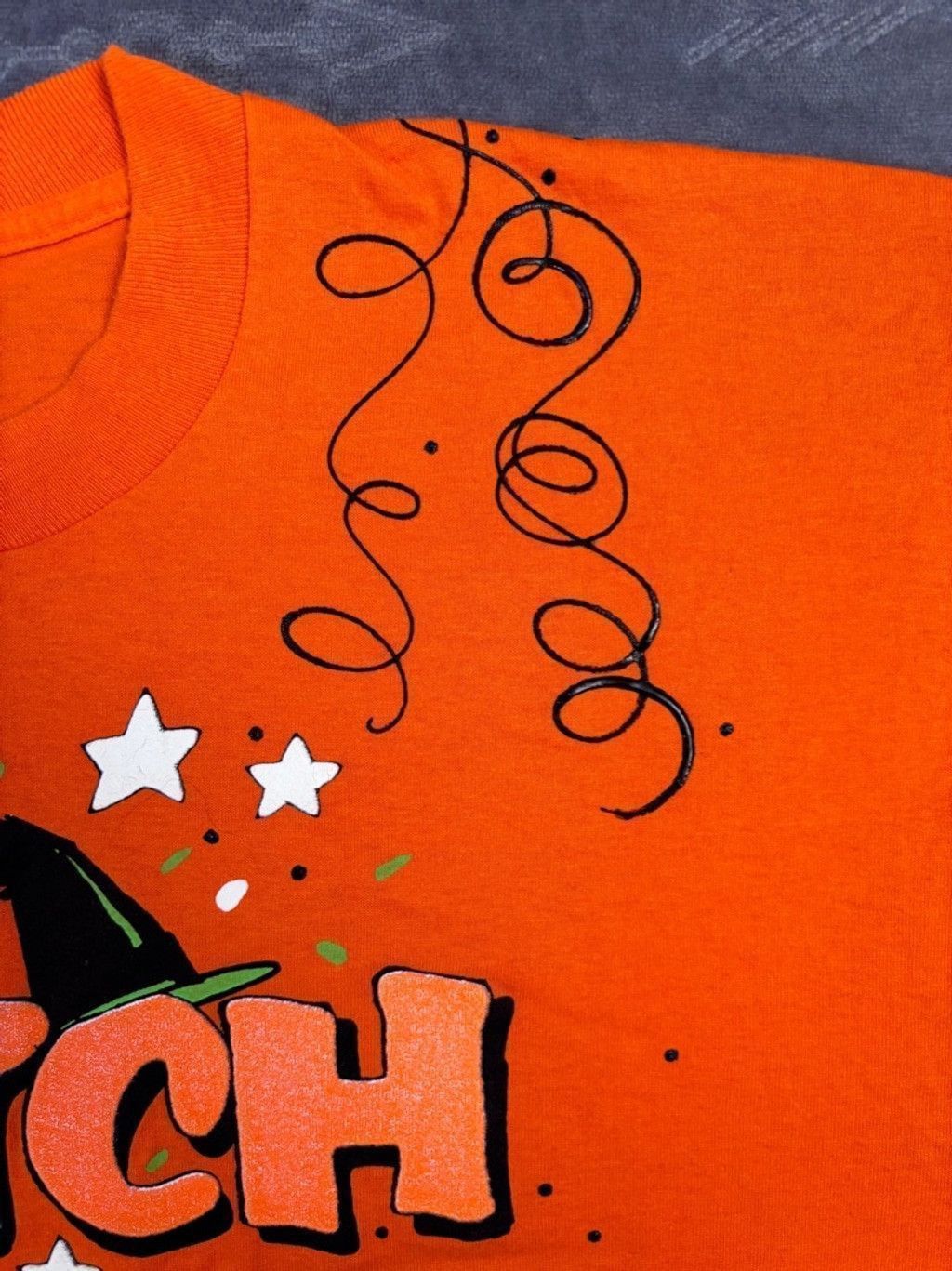 Other Men's VTG Deadstock Single Stitch Screen Stars TShirt XL Ora Size XL / US 12-14 / IT 48-50 - 7 Thumbnail