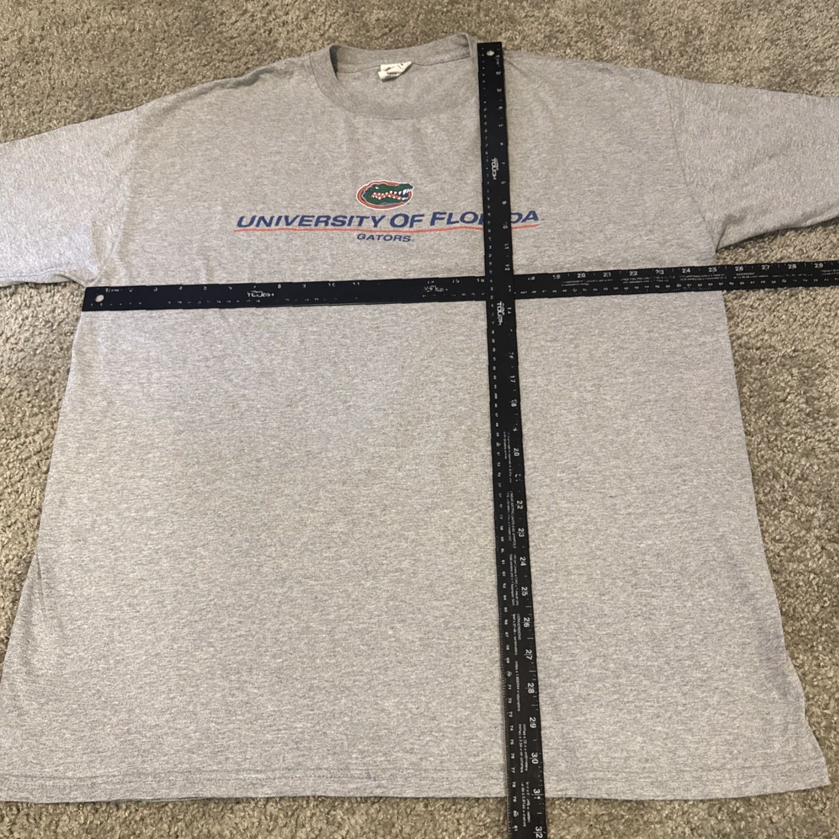 Vintage VINTAGE 90s University of Florida Gators NCAA T-Shirt 2XL Gray Cotton Exchange Men Shirt Size US XXL / EU 58 / 5 - 3 Thumbnail