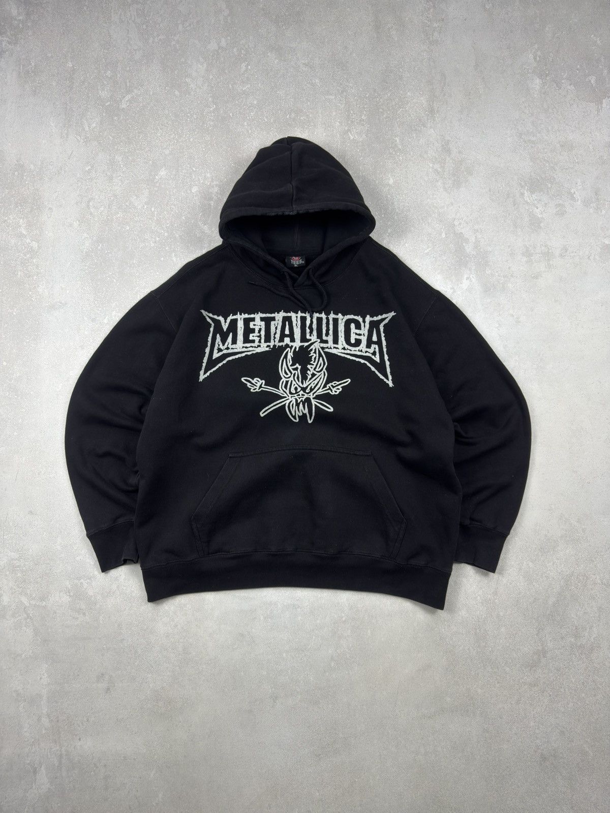 Metallica Vintage 00s Metallica Black Hoodie Skull & Girl Rock Heavy Size US XL / EU 56 / 4 - 7 Thumbnail