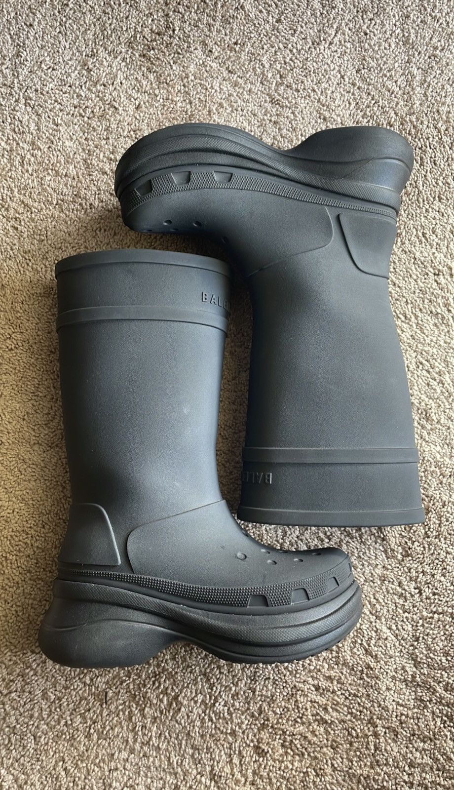 Balenciaga Balenciaga Croc Boots Size US 10 / EU 43 - 1 Thumbnail