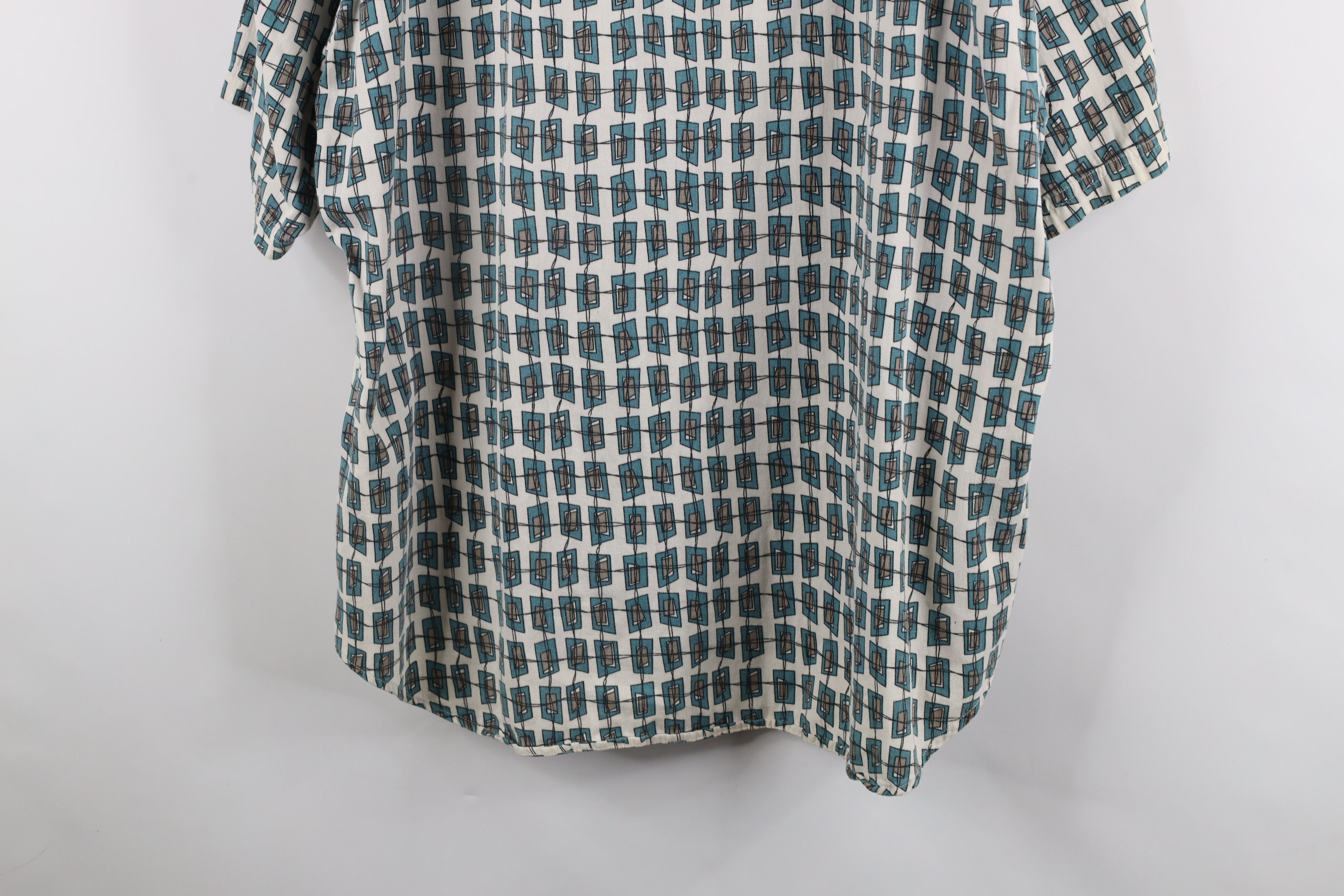Vintage Vintage 90s Streetwear Fit Short Sleeve Button Shirt Cotton Size US XL / EU 56 / 4 - 10 Thumbnail