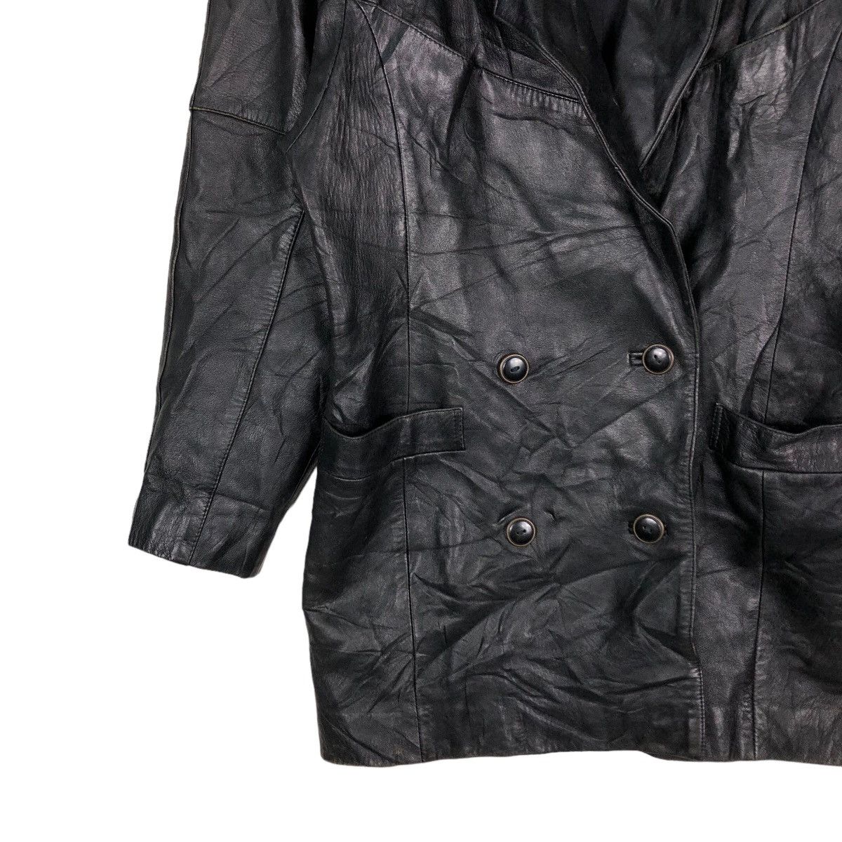 Japanese Brand 🔥Vintage Biker Leather Jacket Vino Deporte Issey Miyake Size US M / EU 48-50 / 2 - 3 Thumbnail