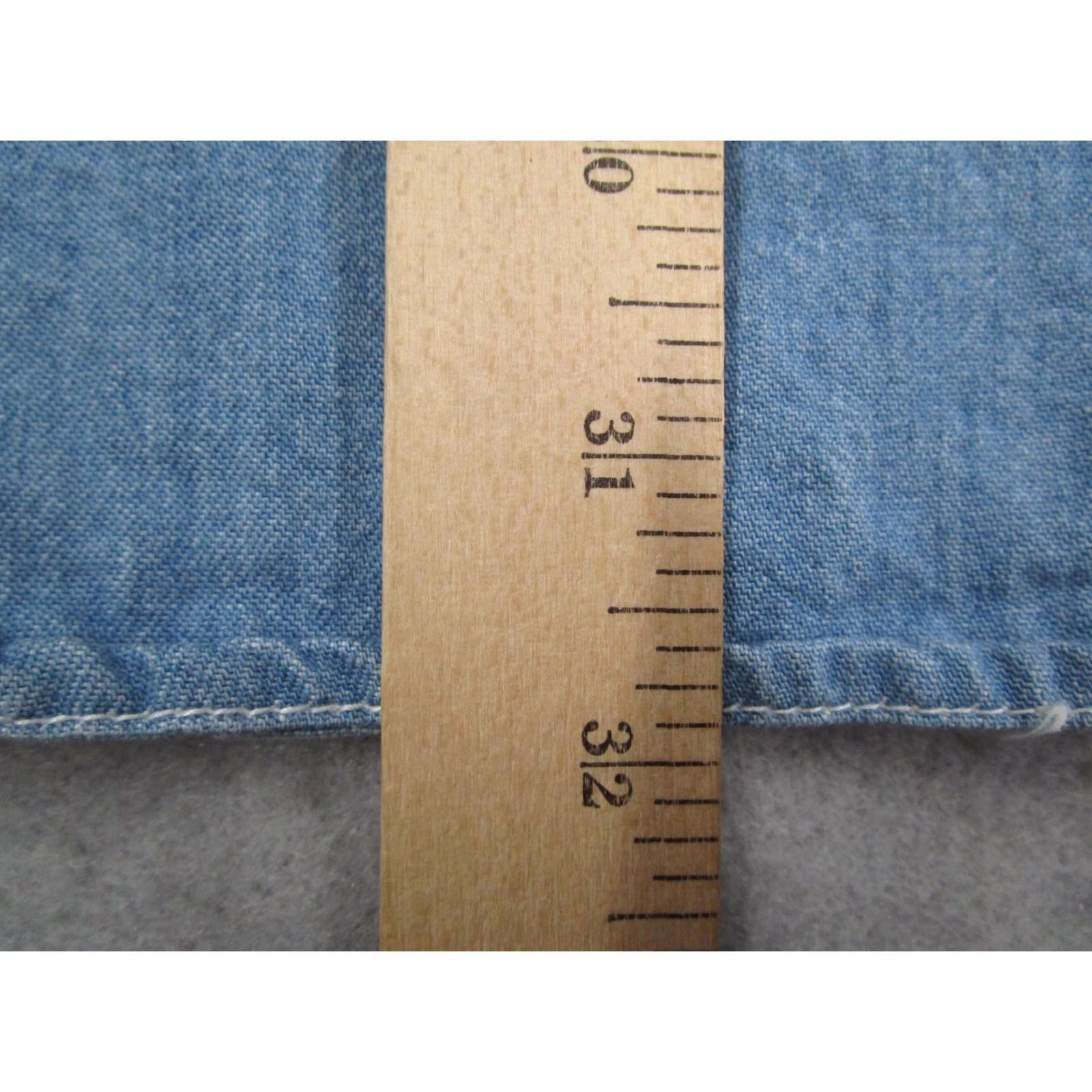Planet Hollywood VINTAGE Planet Hollywood Denim Shirt Mens XL Long Sleeve Blue Button Down 90s Retro Size US XL / EU 56 / 4 - 7 Thumbnail