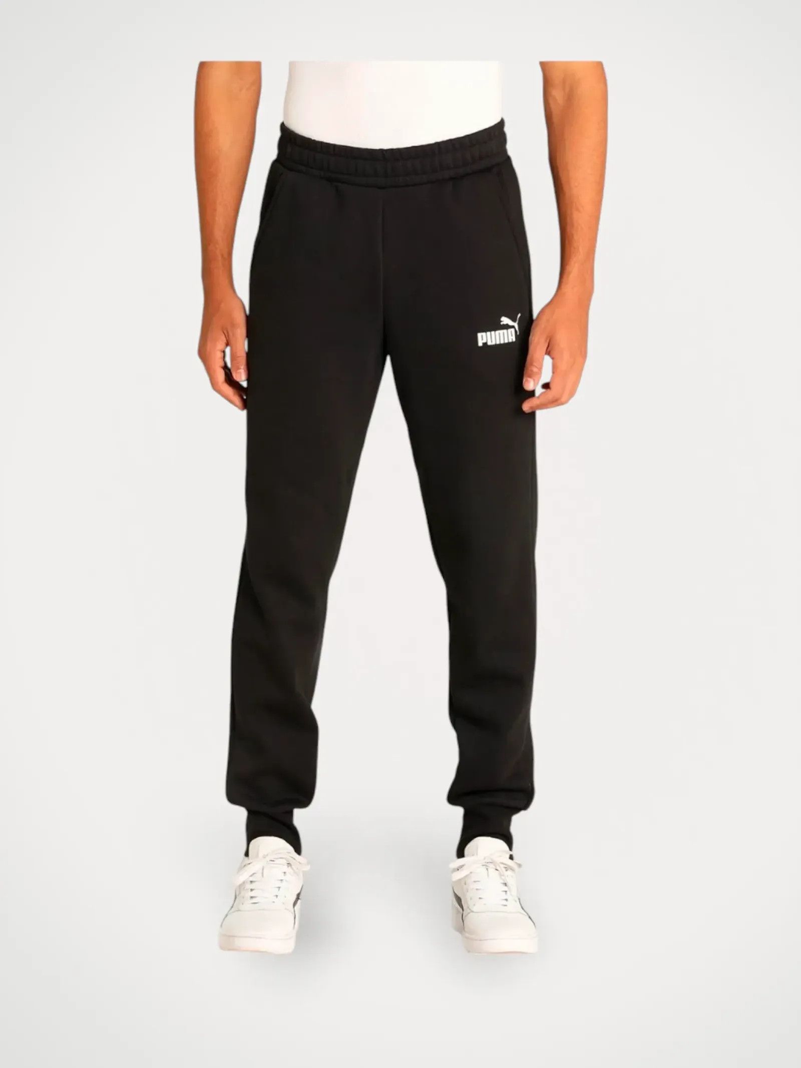 Puma Puma Ess logo pants navy Sweatpants Size US 30 / EU 46 - 1 Thumbnail
