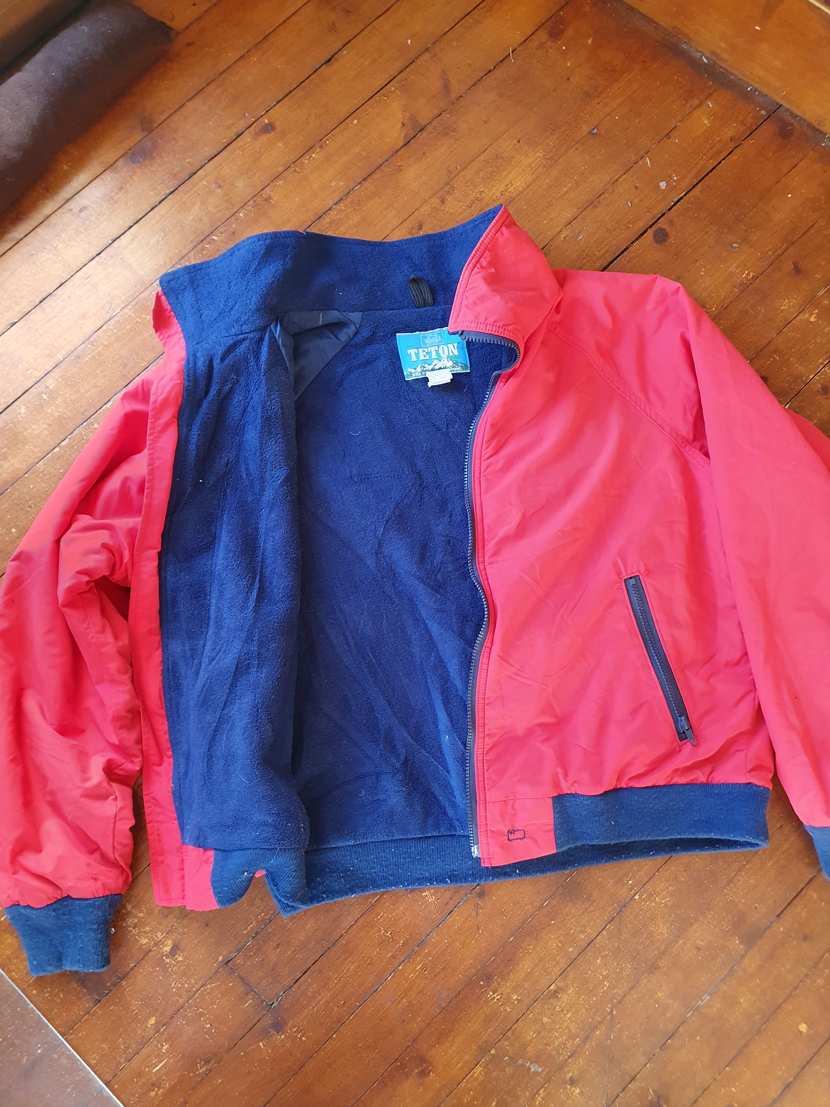 Vintage × Woolrich Woolen Mills Woolrich Teton Jacket Vintage Made in USA Fleece Lined Size US L / EU 52-54 / 3 - 11 Thumbnail