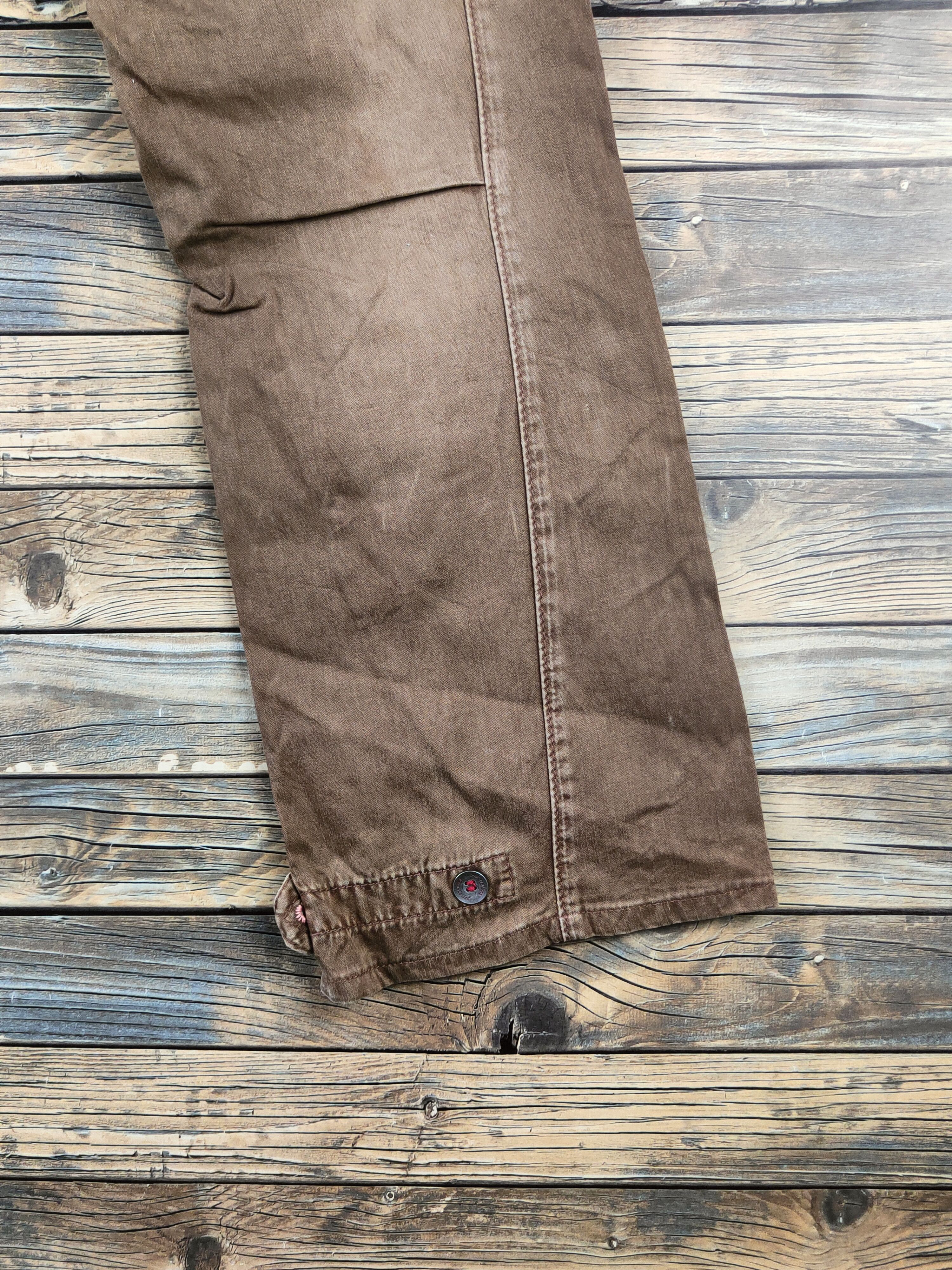 Edwin DL Edwin Brown Multipocket Cargo Pants #46-347 Size US 31 - 7 Thumbnail