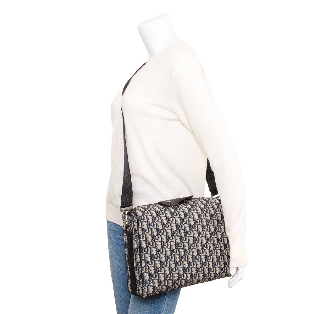 Dior CHRISTIAN DIOR Oblique Lingot Messenger Bag w/ Box Size ONE SIZE - 2 Thumbnail