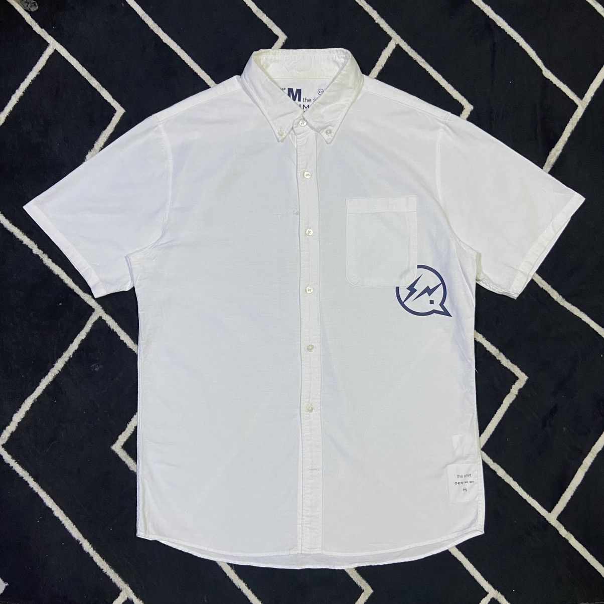 Fragment Design × Japanese Brand × Vanquish Denim By Vanquish & Fragment Button Up S/S Shirt Size US M / EU 48-50 / 2 - 2 Thumbnail