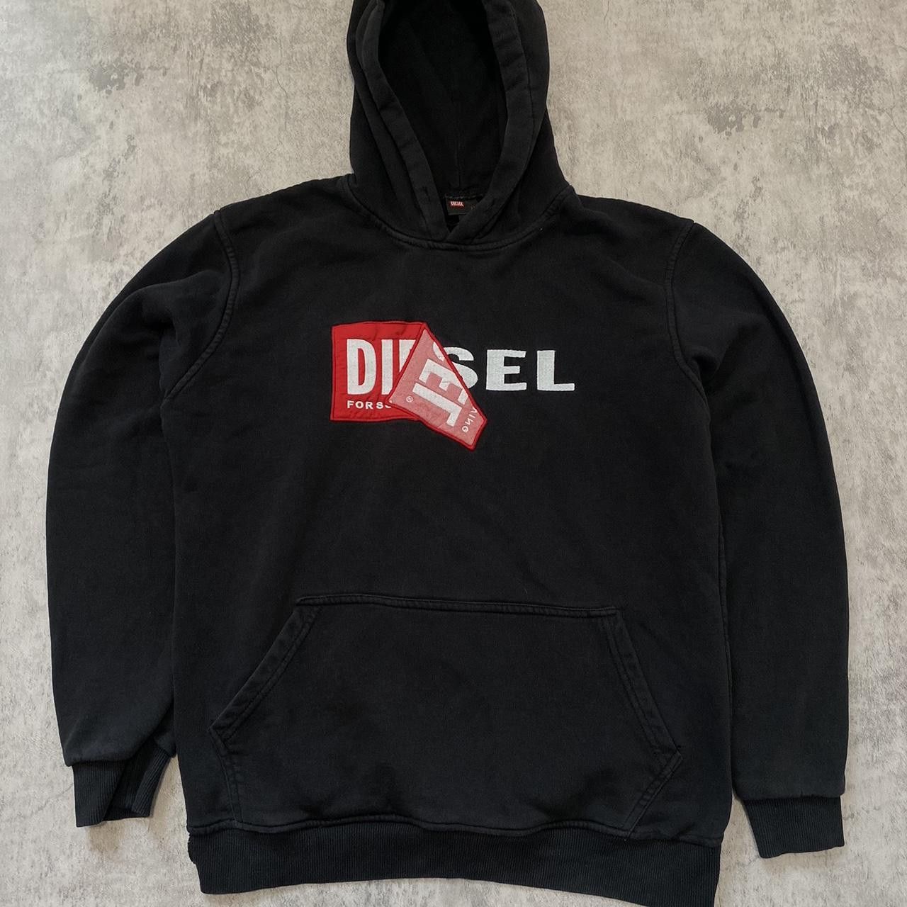 Diesel Diesel Boxy Hoodie Vintage y2k rap hip hop Size US S / EU 44-46 / 1 - 1 Thumbnail