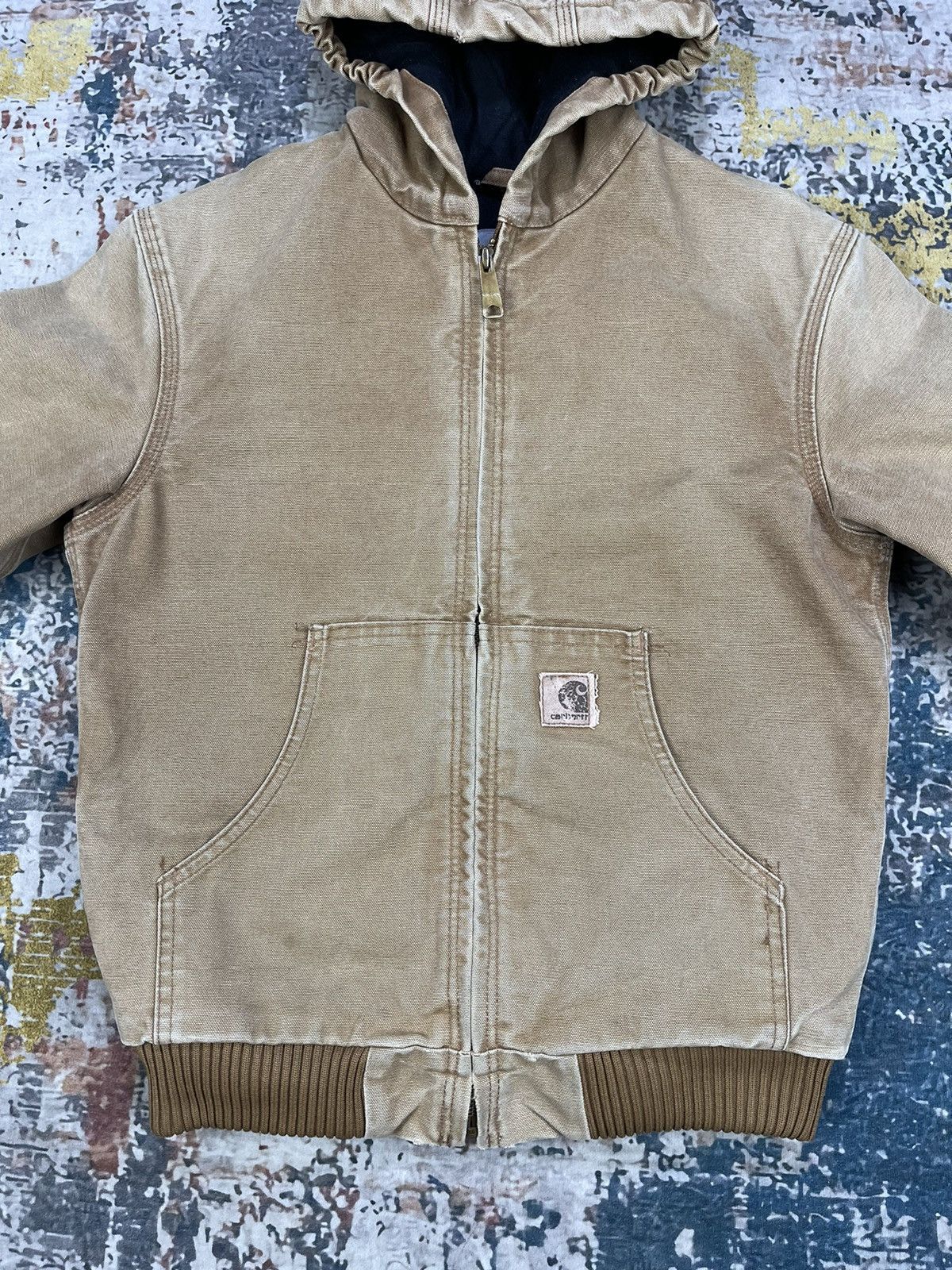 Carhartt Vtg Carhartt YYJ130 BRN Insulated Hooded Jackets Size S / US 4 / IT 40 - 4 Thumbnail